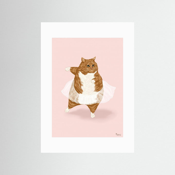 Ballet Cat - 'I can do anything I dream of' by Tara Royle