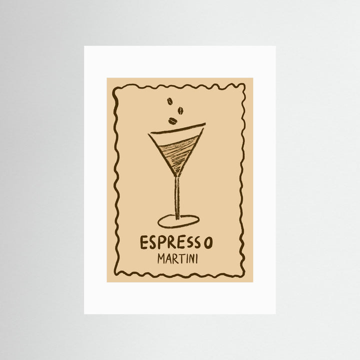 Poster Espresso Martini Up by Studio Dolci