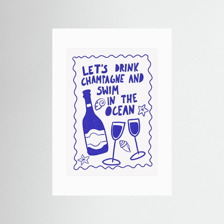 Champagne by the ocean by Athene Fritsch