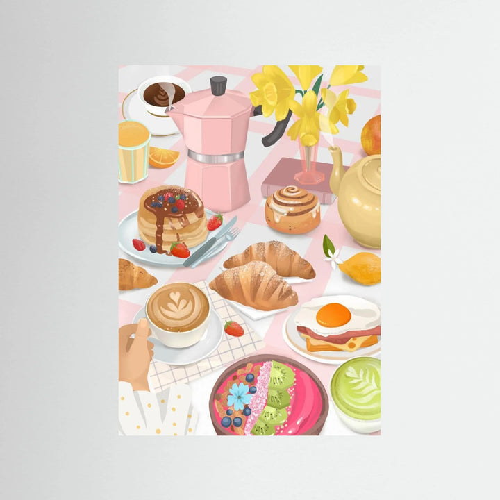 Breakfast & Brunch by Petra Lizde - Fine Art Paper Print - dreamtprint.art - 14 x 21 cm / 5 x 8″ (A5)