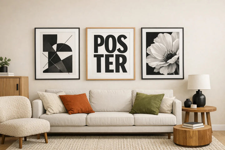 Affiches en noir et blanc : les meilleures tendances pour 2025