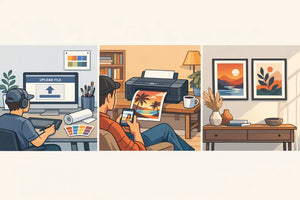 Bedste sted at trykke plakater online i 2025