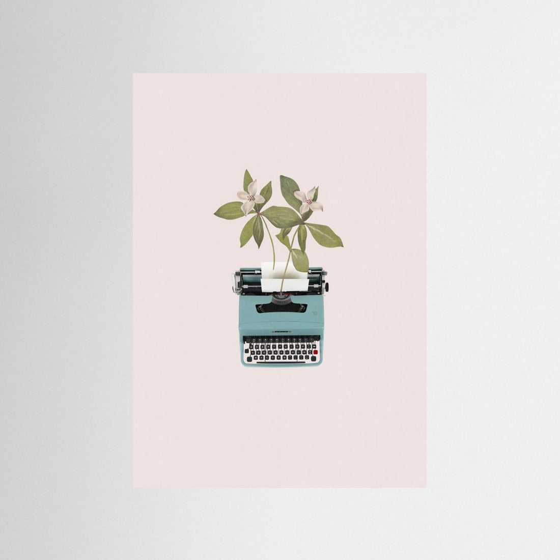 Botanical typewriter by Frida Floral Studio