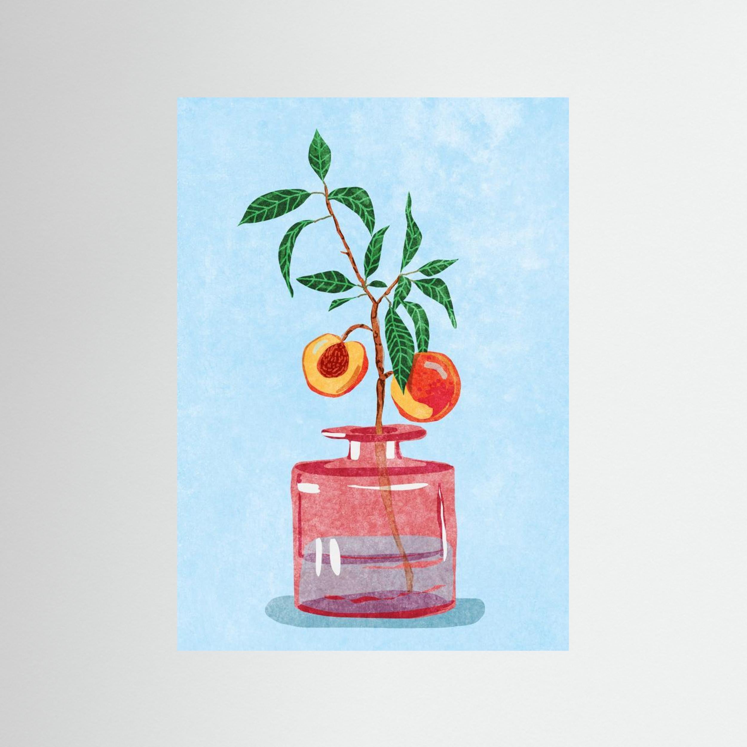Peach Tree in Vase by Raissa Oltmanns