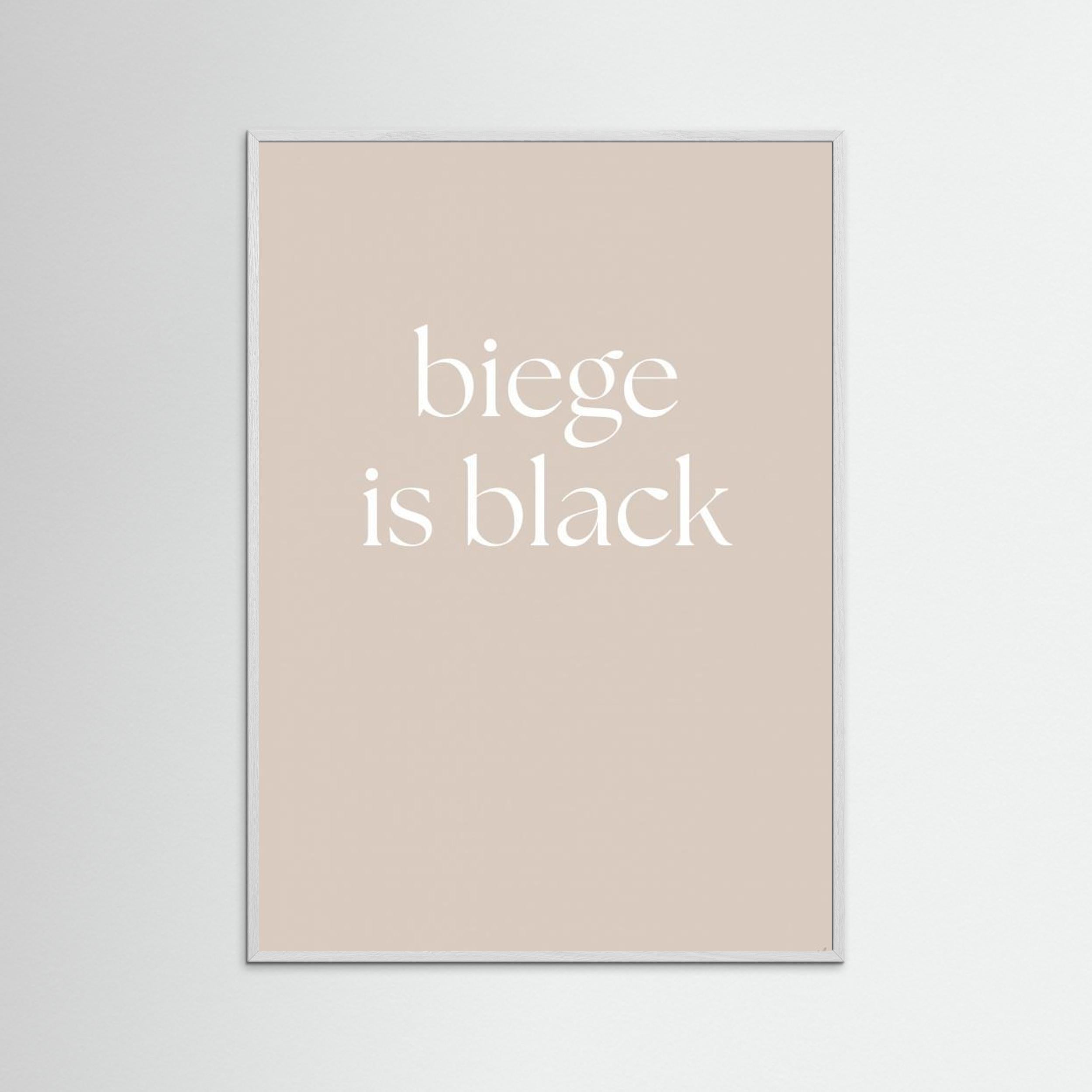 Biege Is Black by Anne Marie Volfova