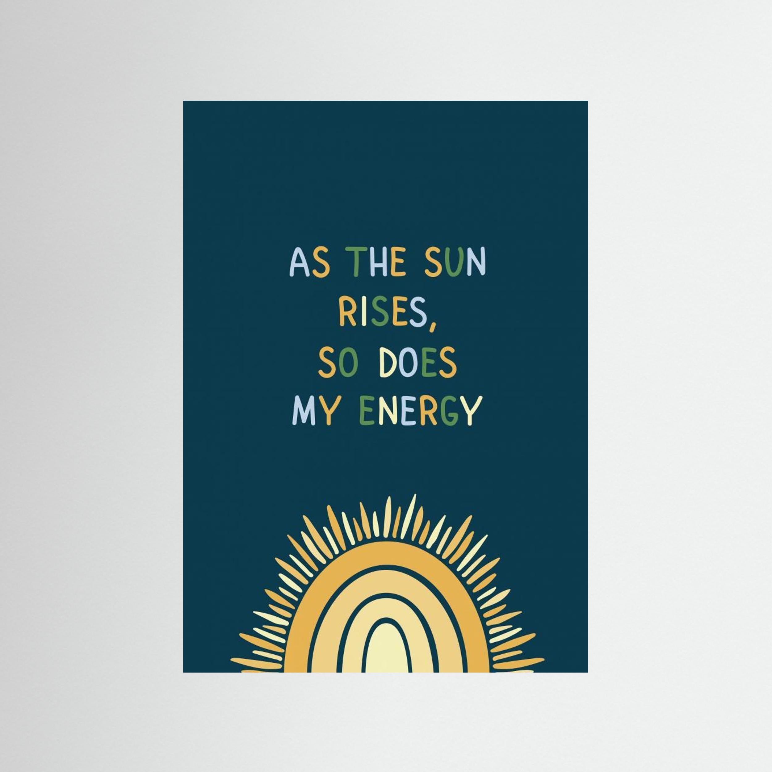 What a Wonderful World - Affirmation Poster 03 by Olena Kovalova