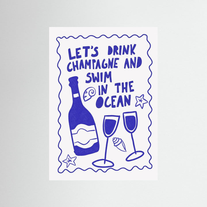Champagne by the ocean by Athene Fritsch