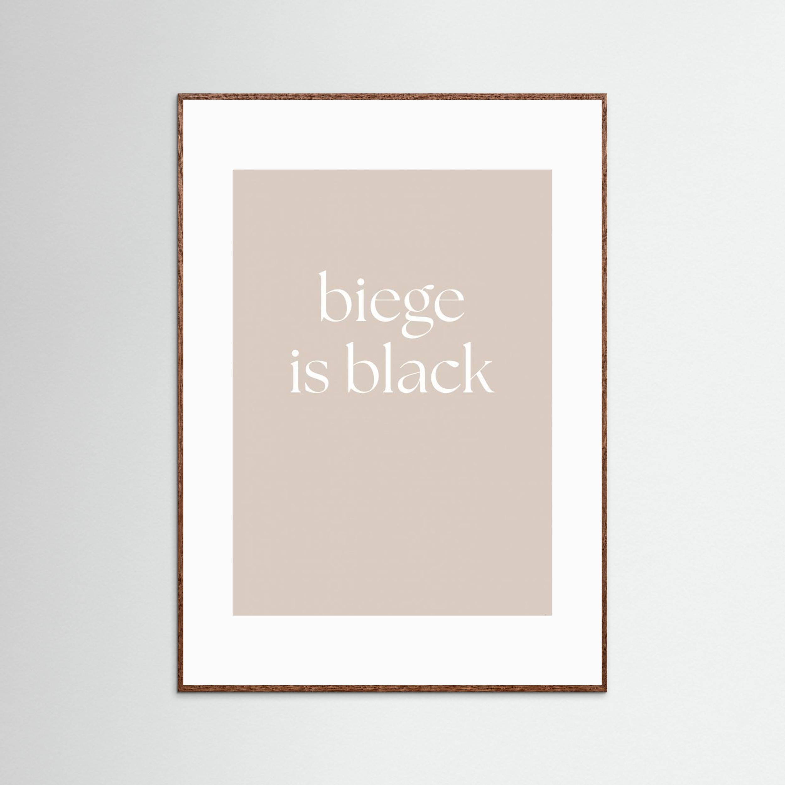 Biege Is Black by Anne Marie Volfova