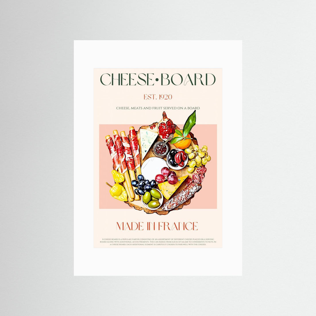 23ratiocheeseboardprint by Nazma Khokhar