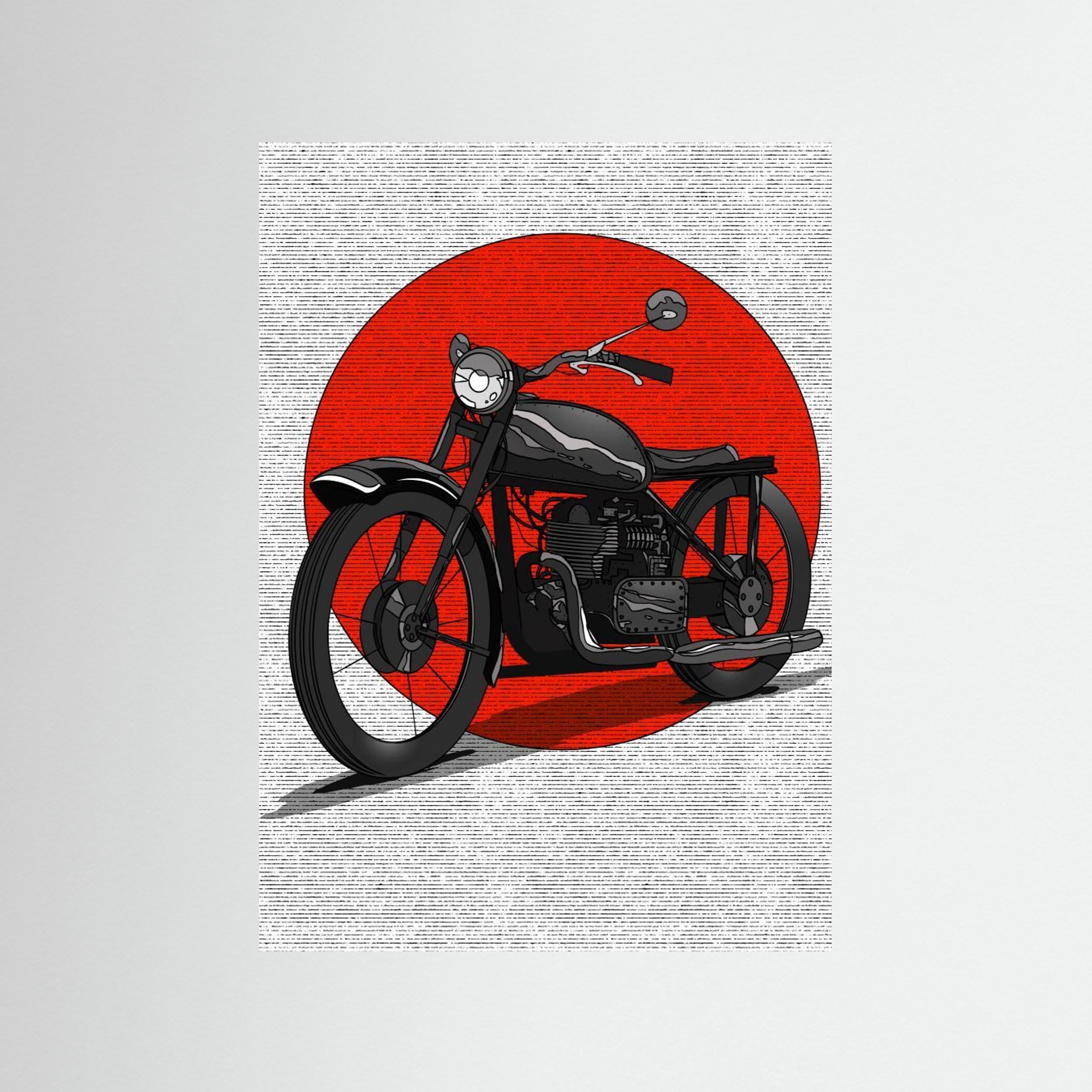 Japanese Motorbike by Nicholas