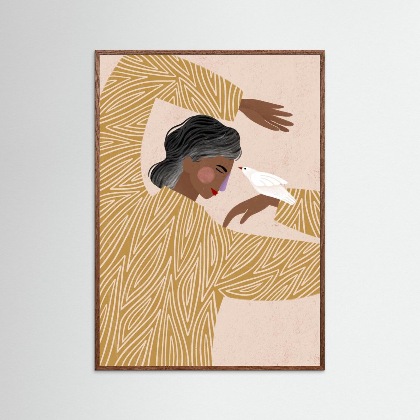 The Woman With He Bird by Bea Müller