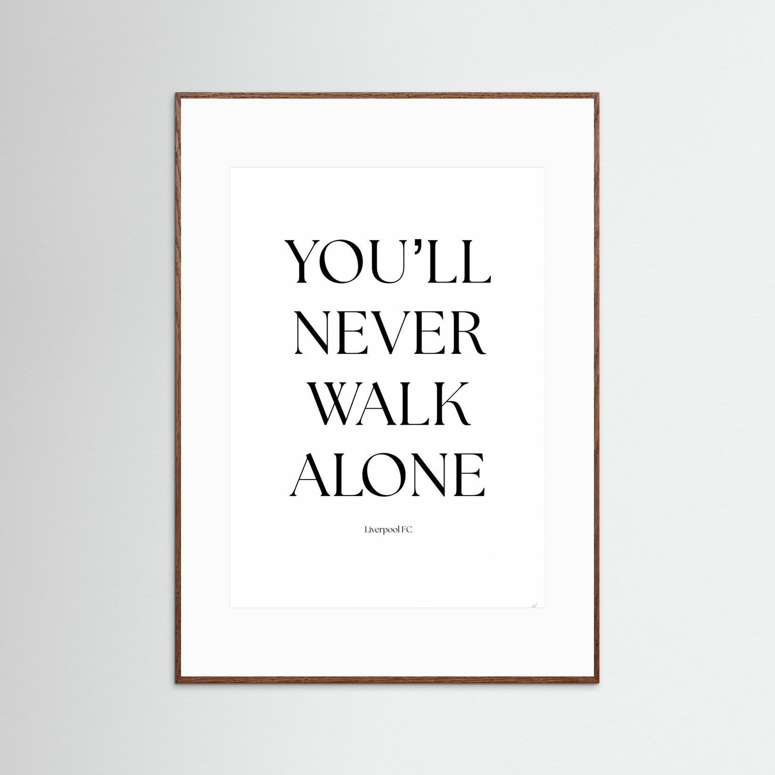 You will never walk alone by Anne Marie Volfova