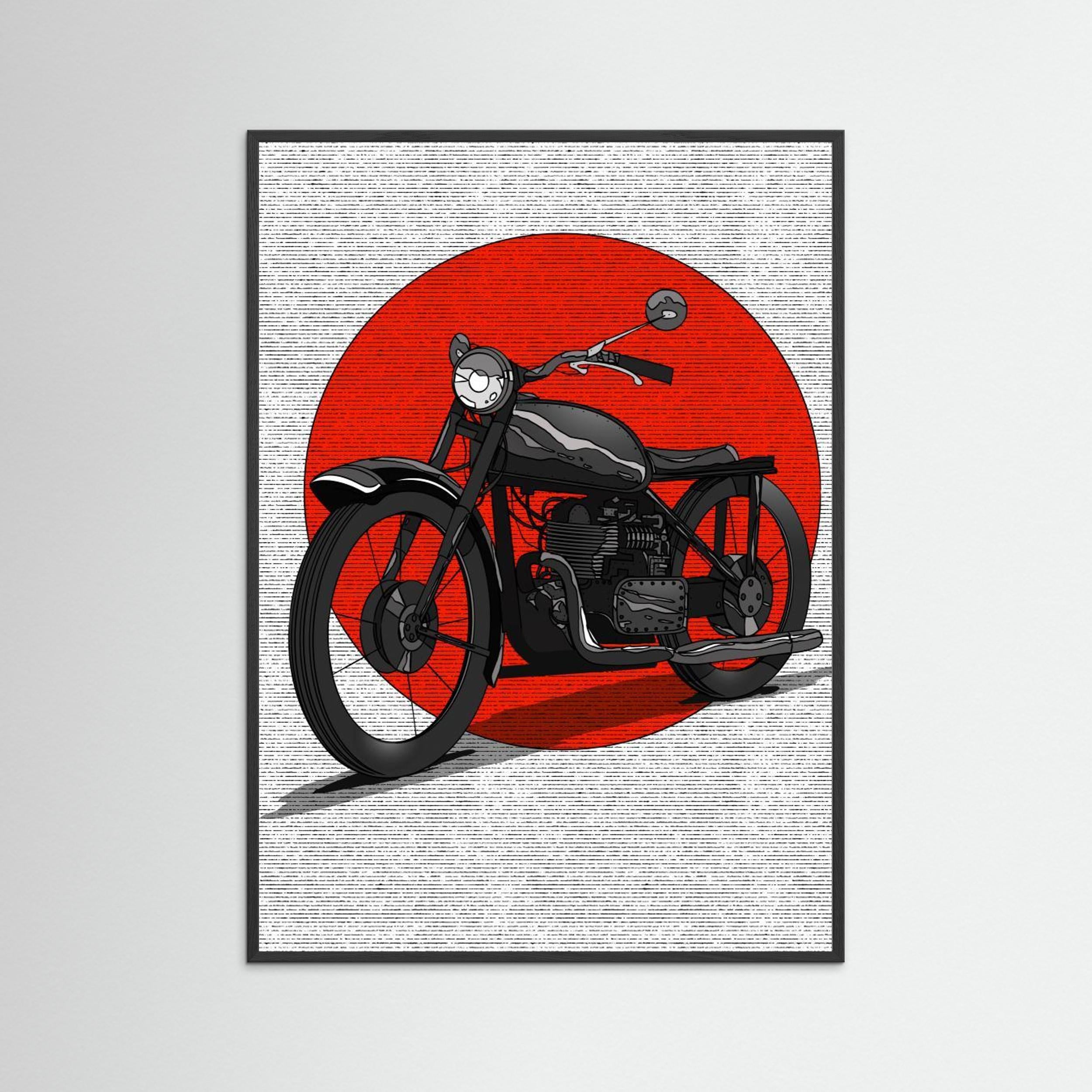 Japanese Motorbike by Nicholas