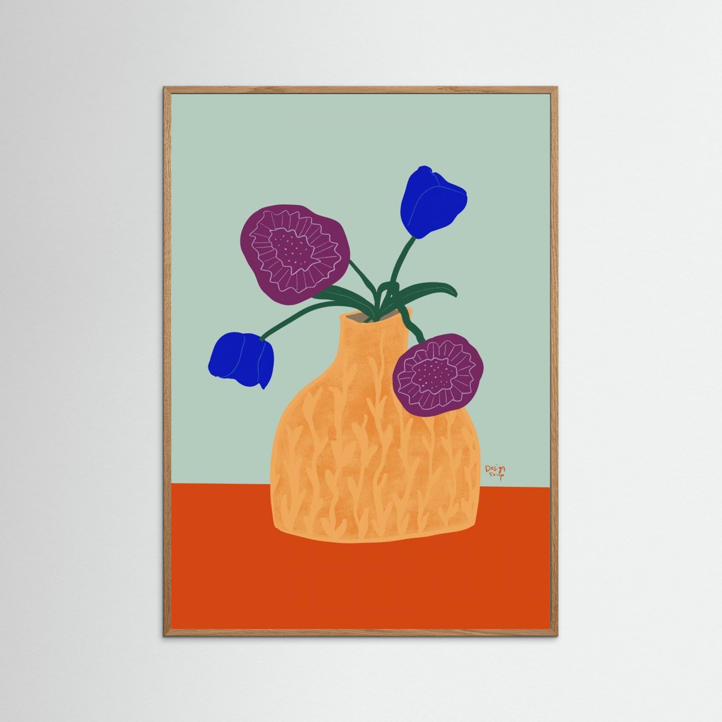 Potted Florals by Alix Campbell