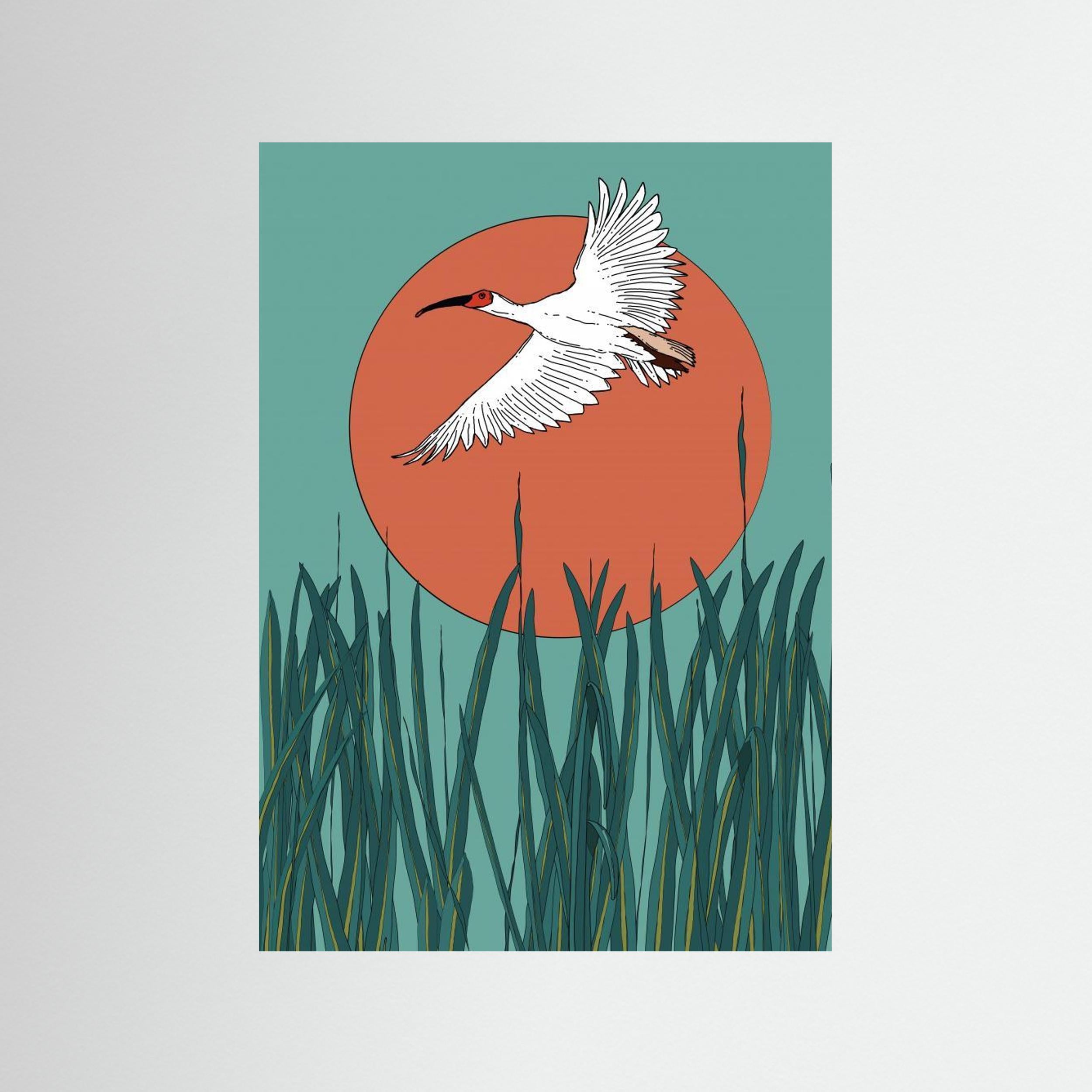 Japanese Crane by Nicholas