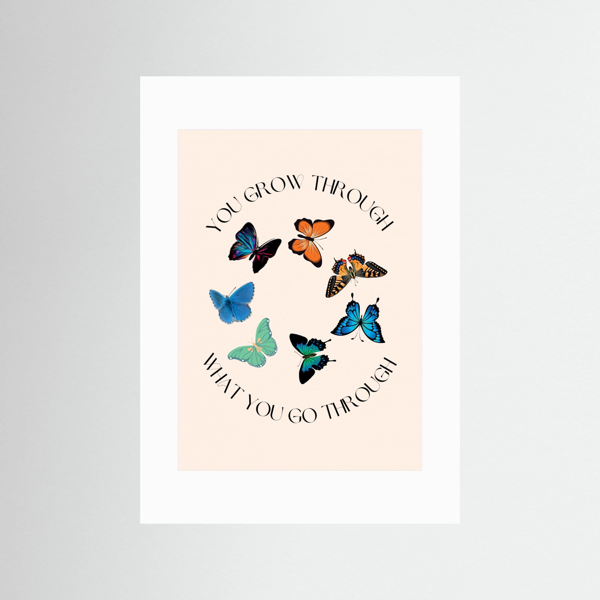 Butterfly Print by Nazma Khokhar