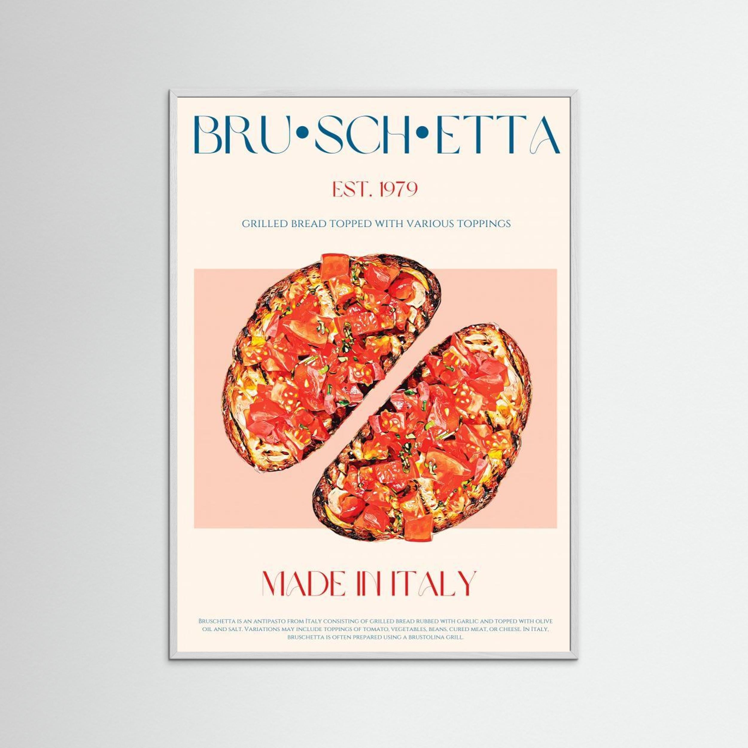 23ratiobruschettaprint by Nazma Khokhar