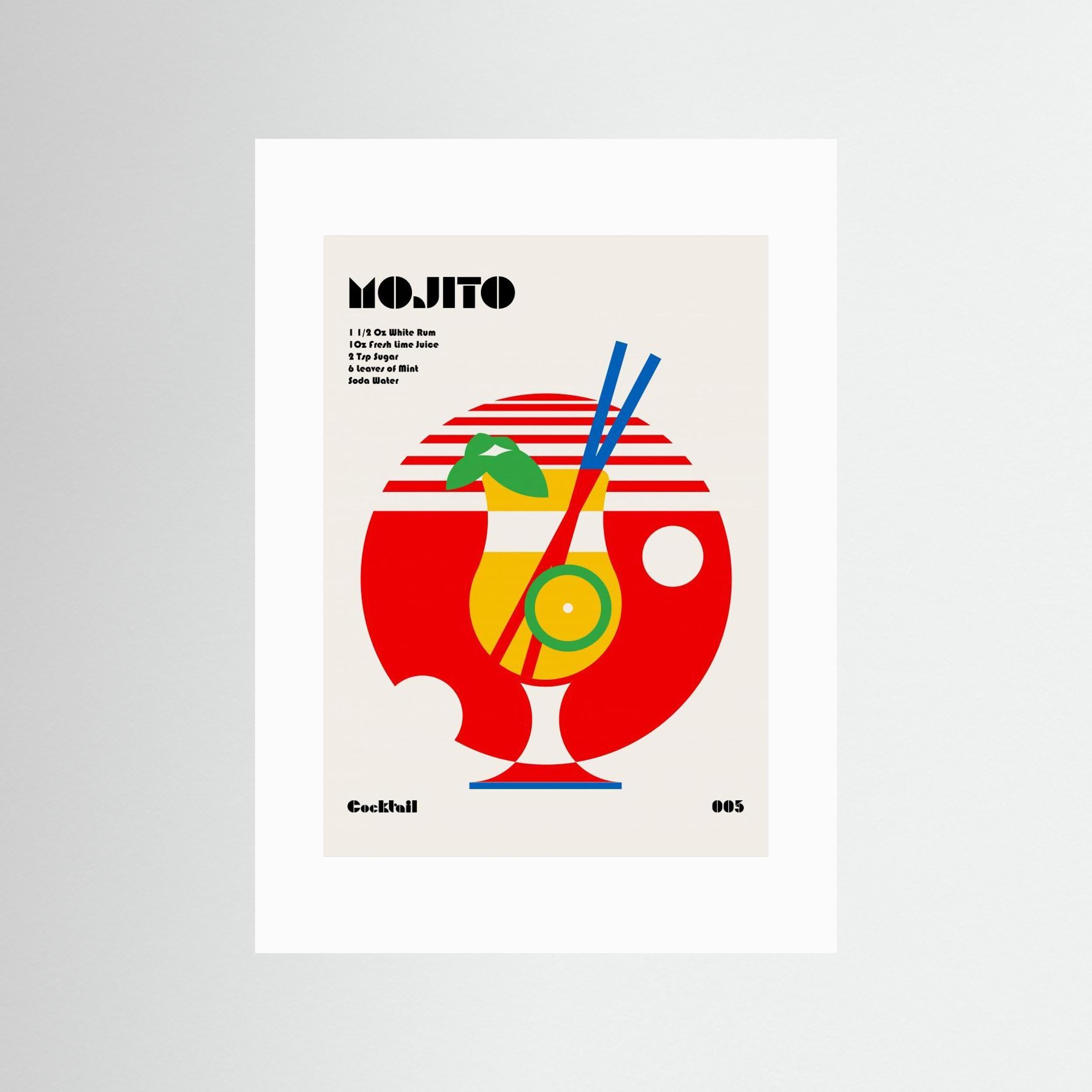 Mojito Bauhaus Cocktail by Retrodrome