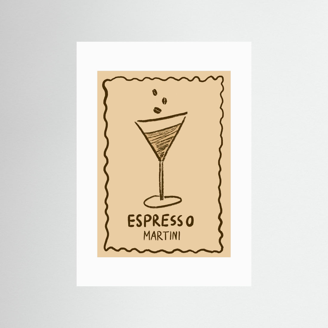 Poster Espresso Martini Up by Studio Dolci