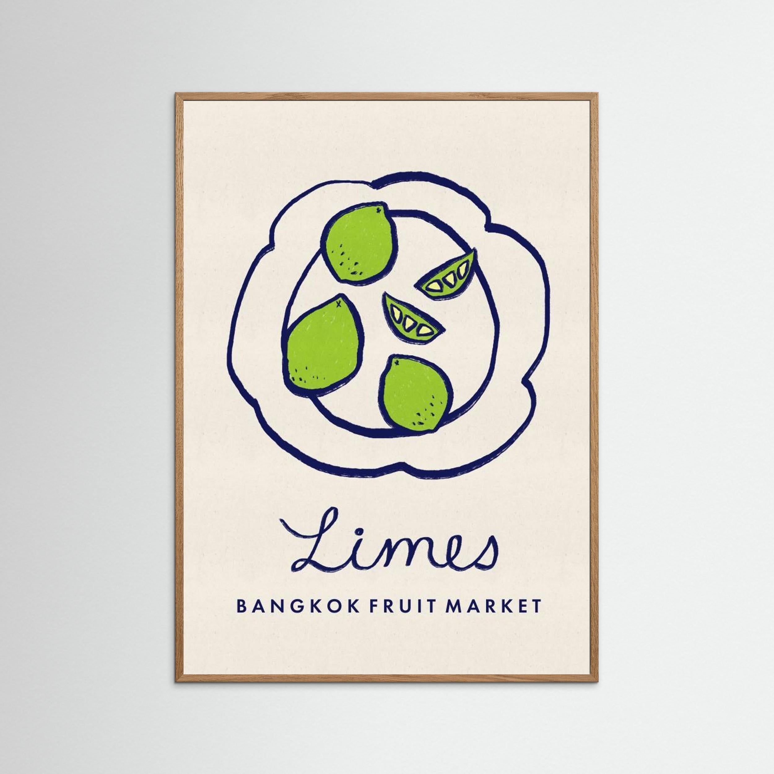 Limes Bangkok Food Market Thailand by Dirkie Nell