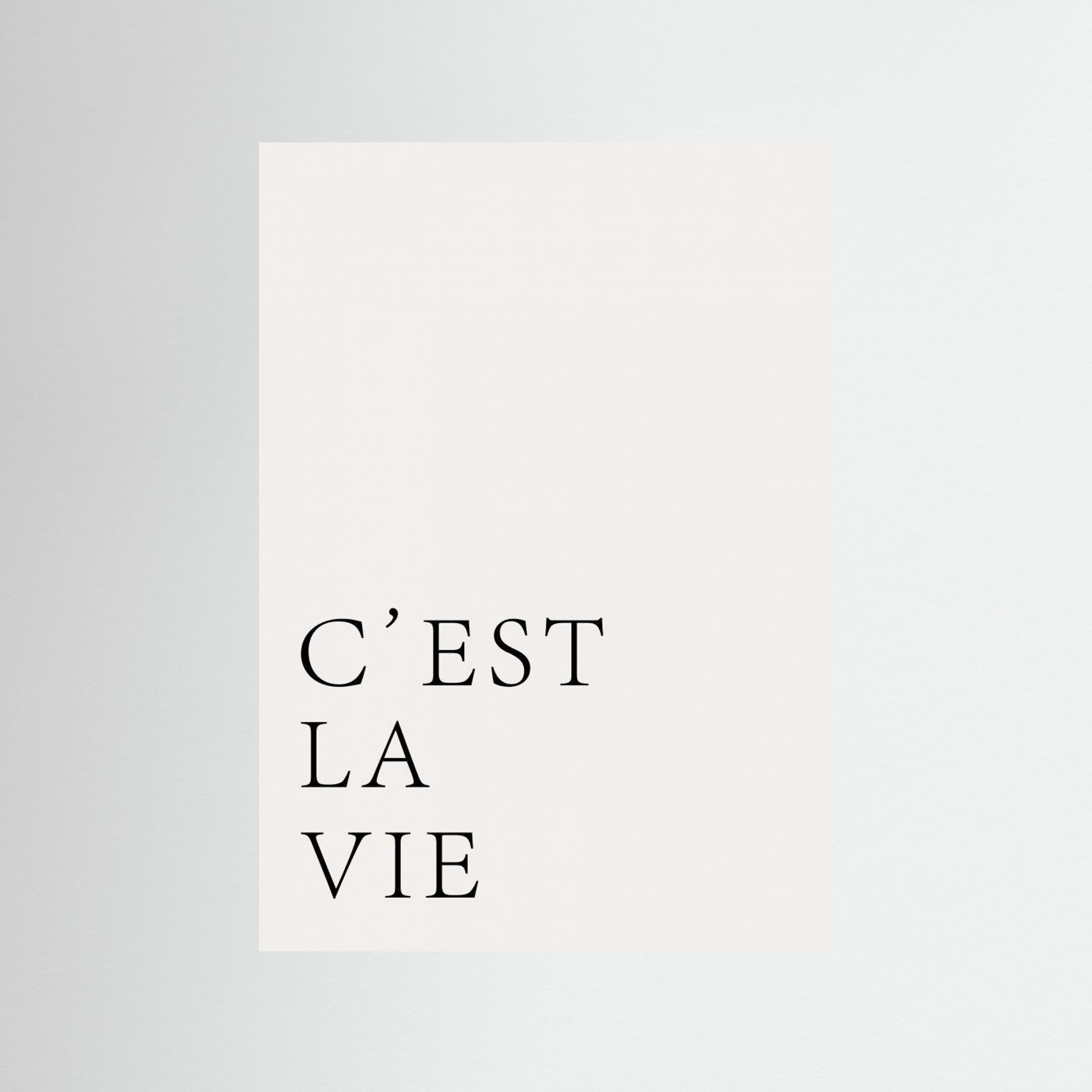C'est La Vie by Aislinn Simmonds