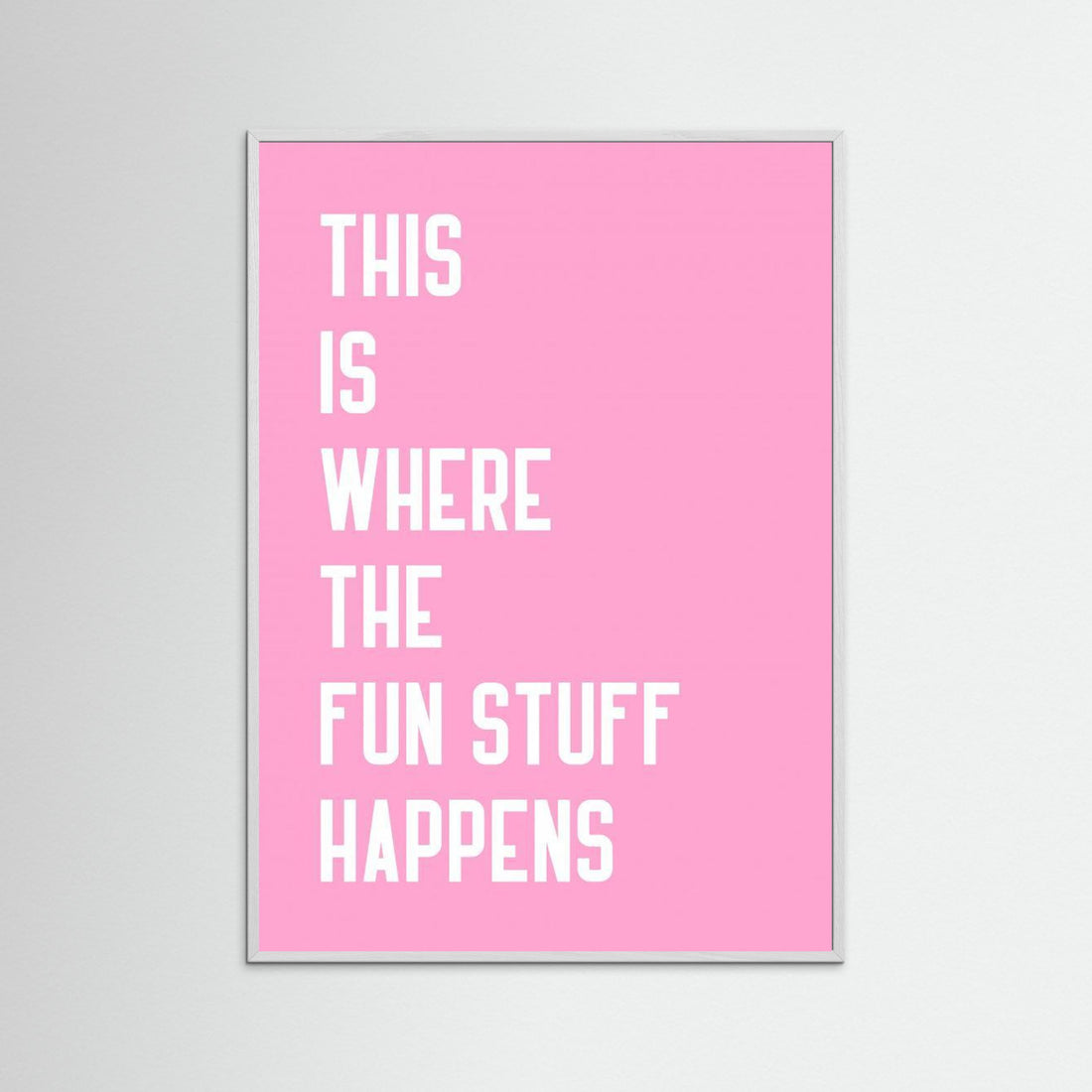 Where the fun stuff happen by Athene Fritsch