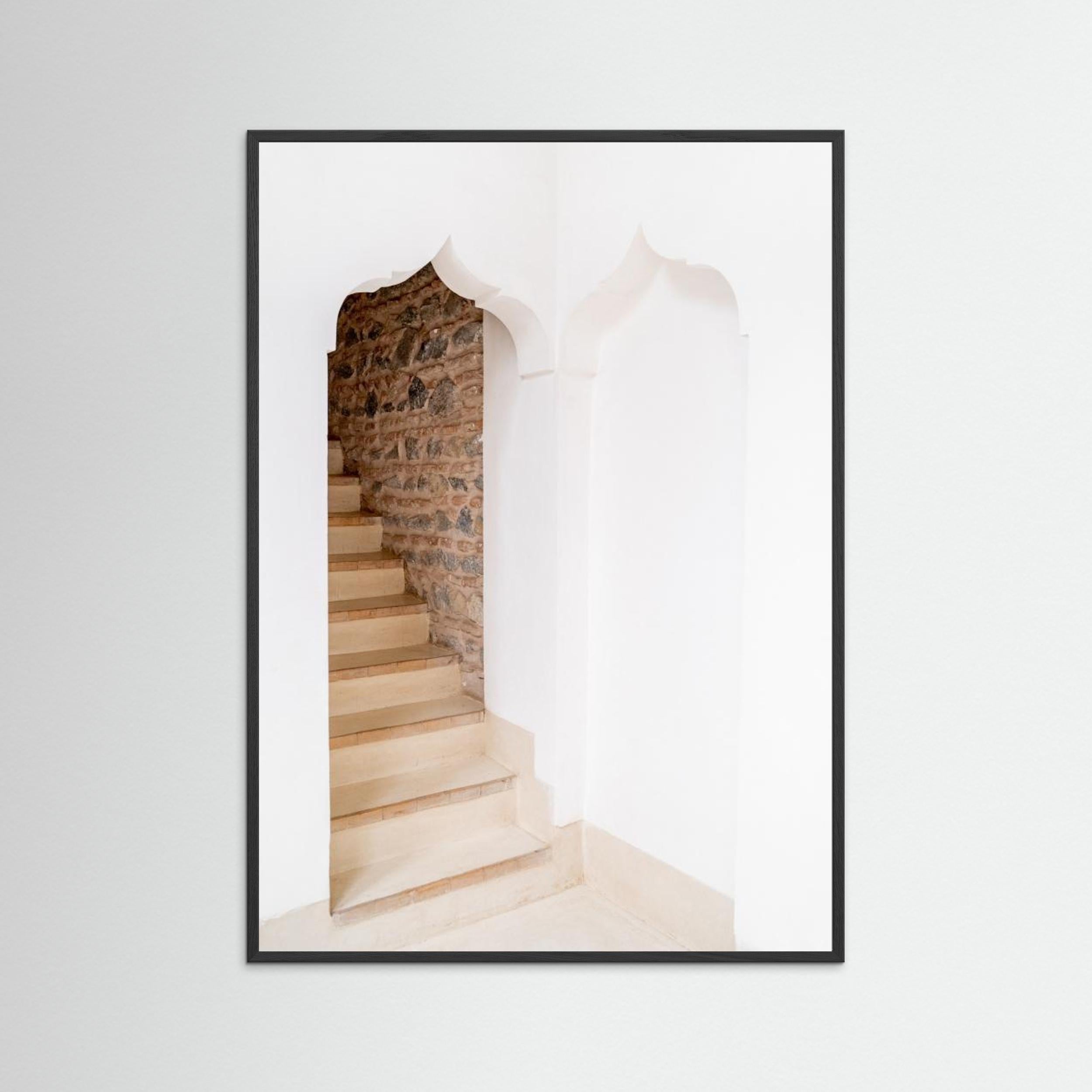 Arch Stairway In Riad In Marrakech   Ibiza Boho Travel Photography 1 by Henrike Schenk