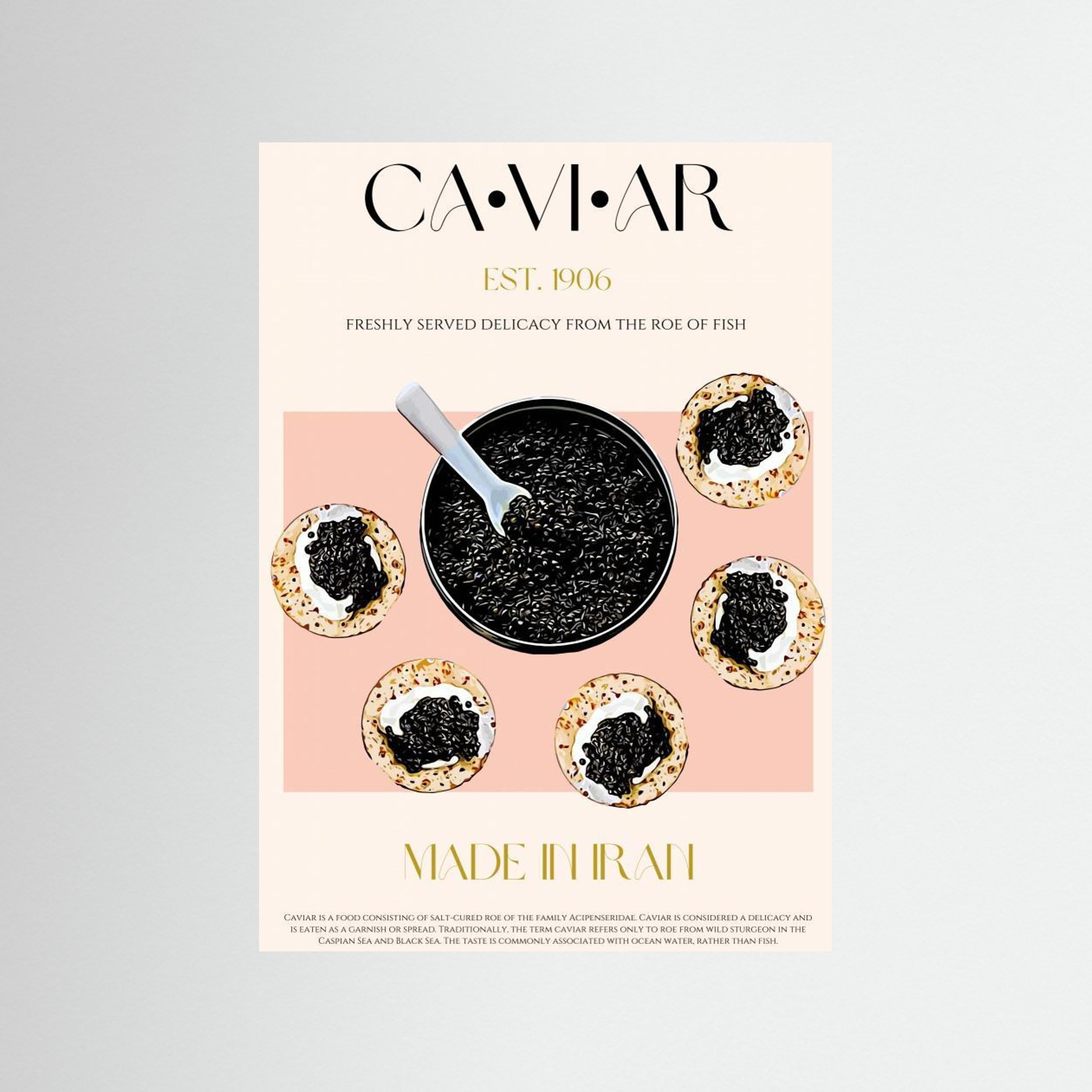 23ratiocaviarprint by Nazma Khokhar