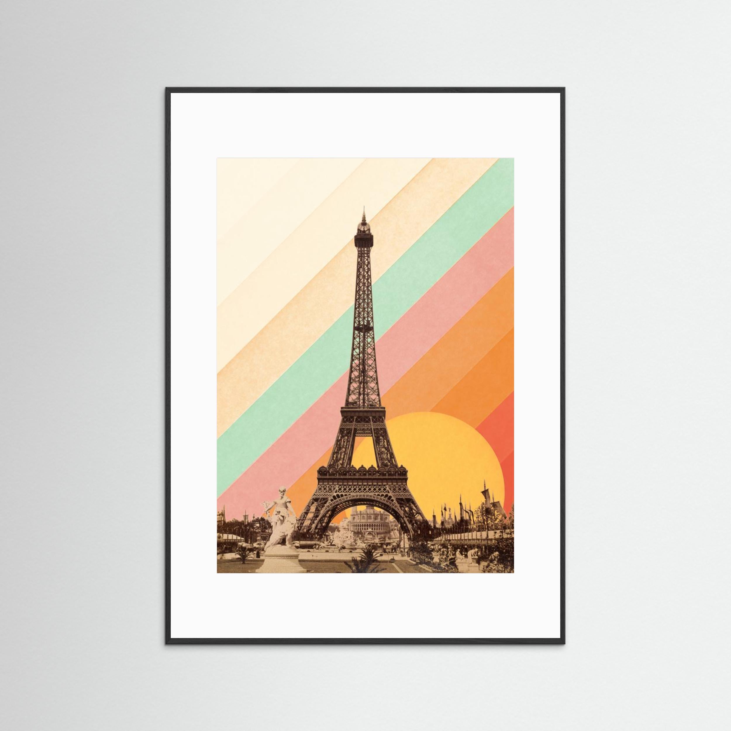 Eiffel Tower Rainbow by Florent Bodart