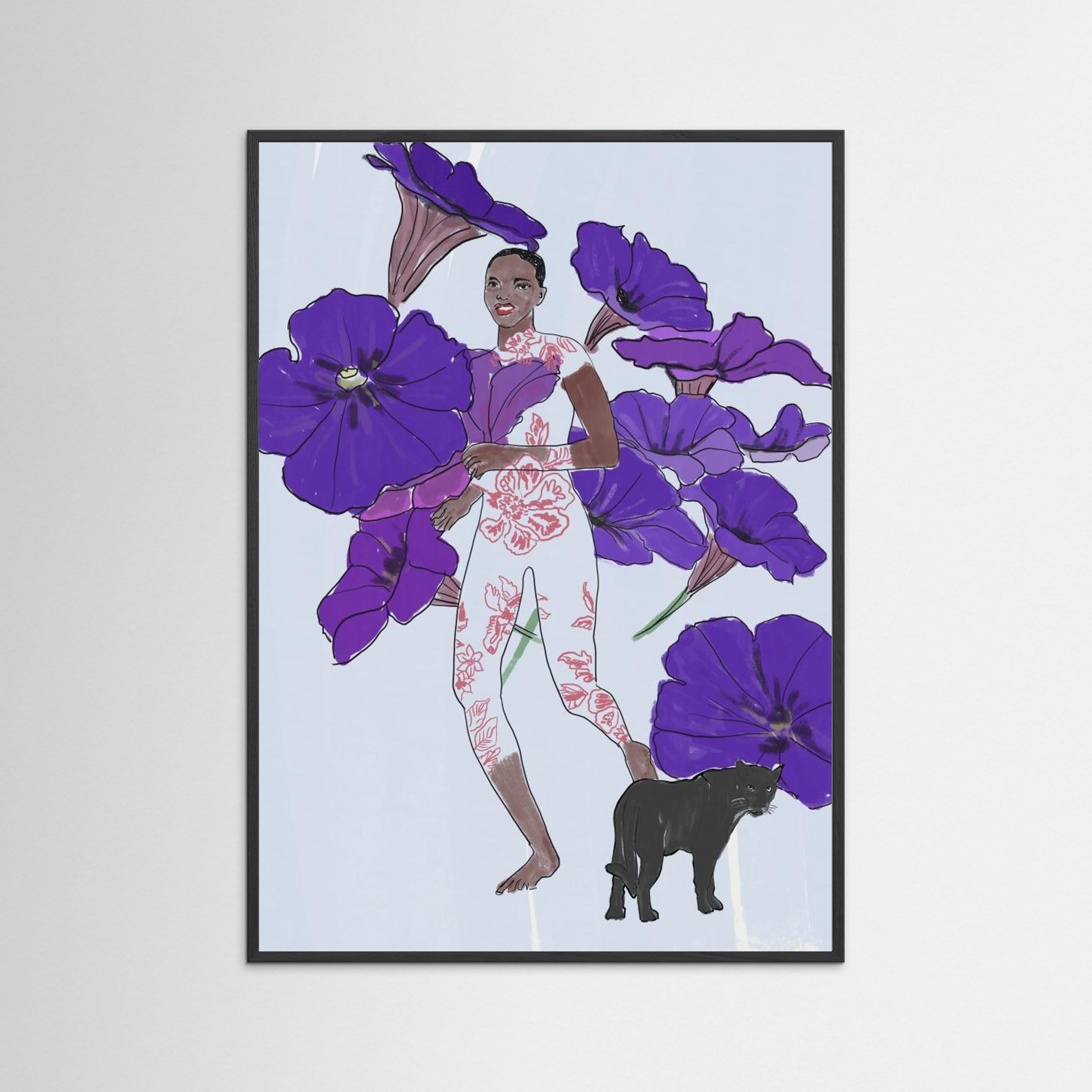 Violets by Beate Tubach