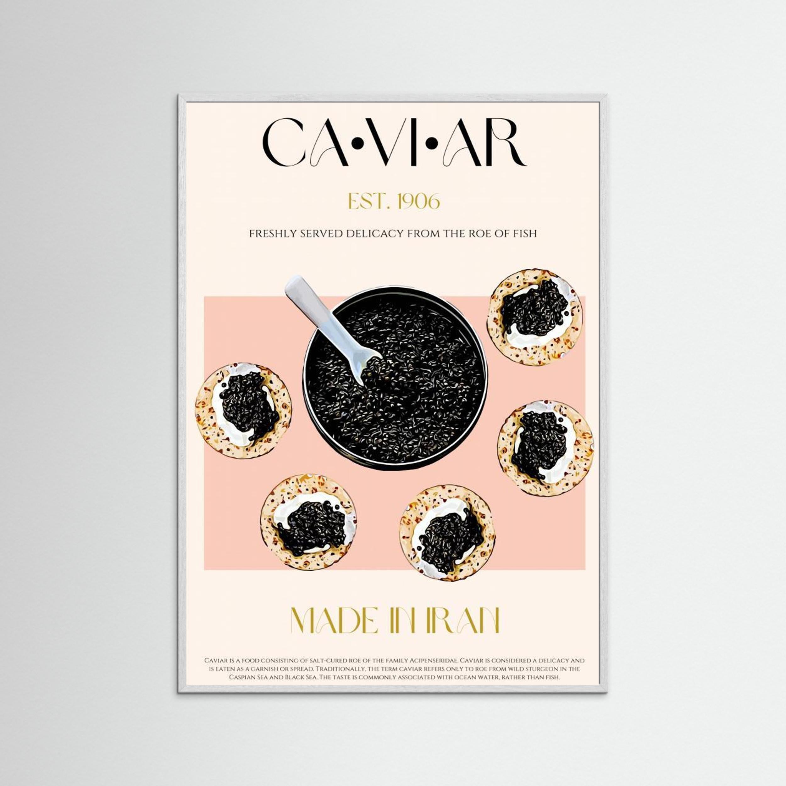 23ratiocaviarprint by Nazma Khokhar