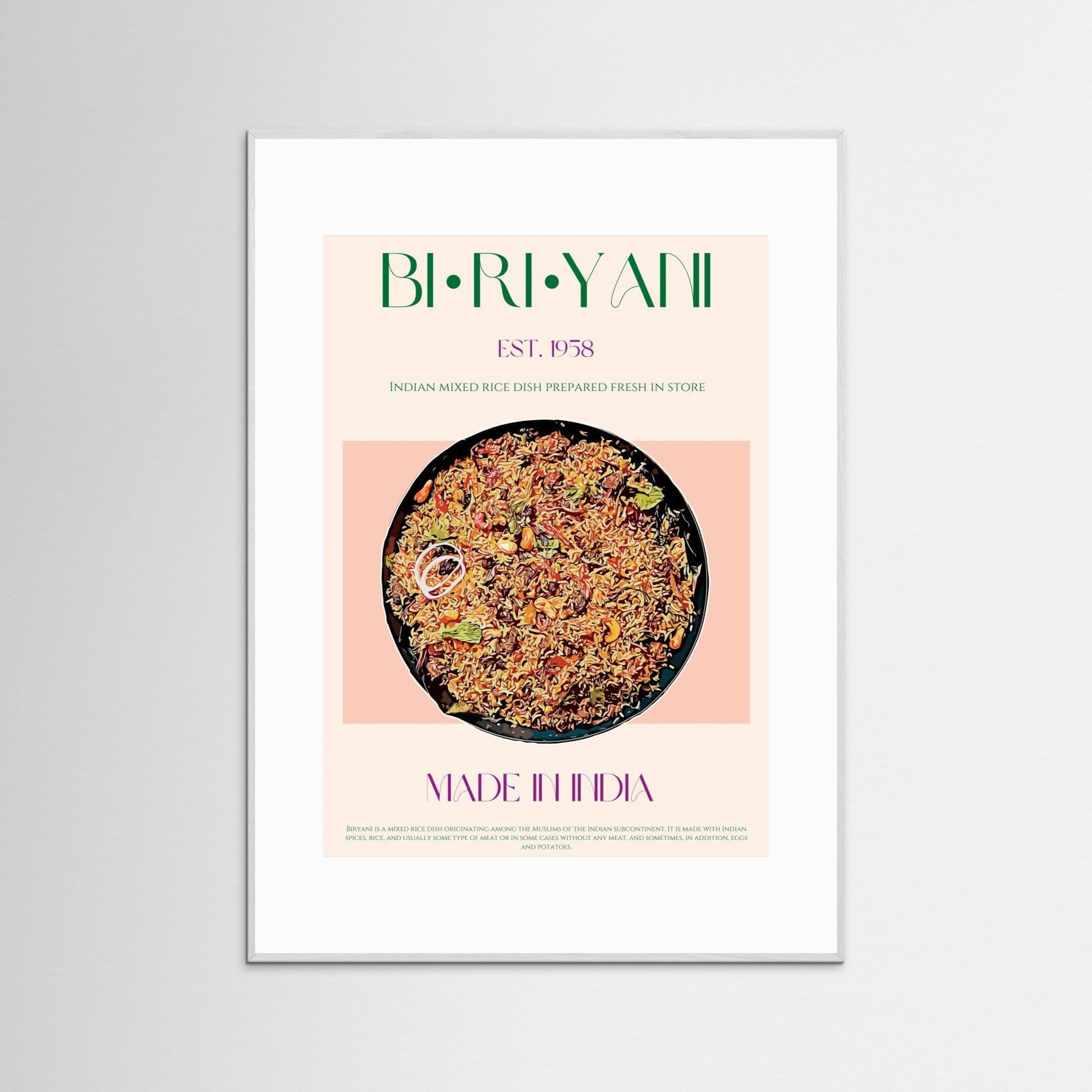 23ratiobiriyaniprint by Nazma Khokhar