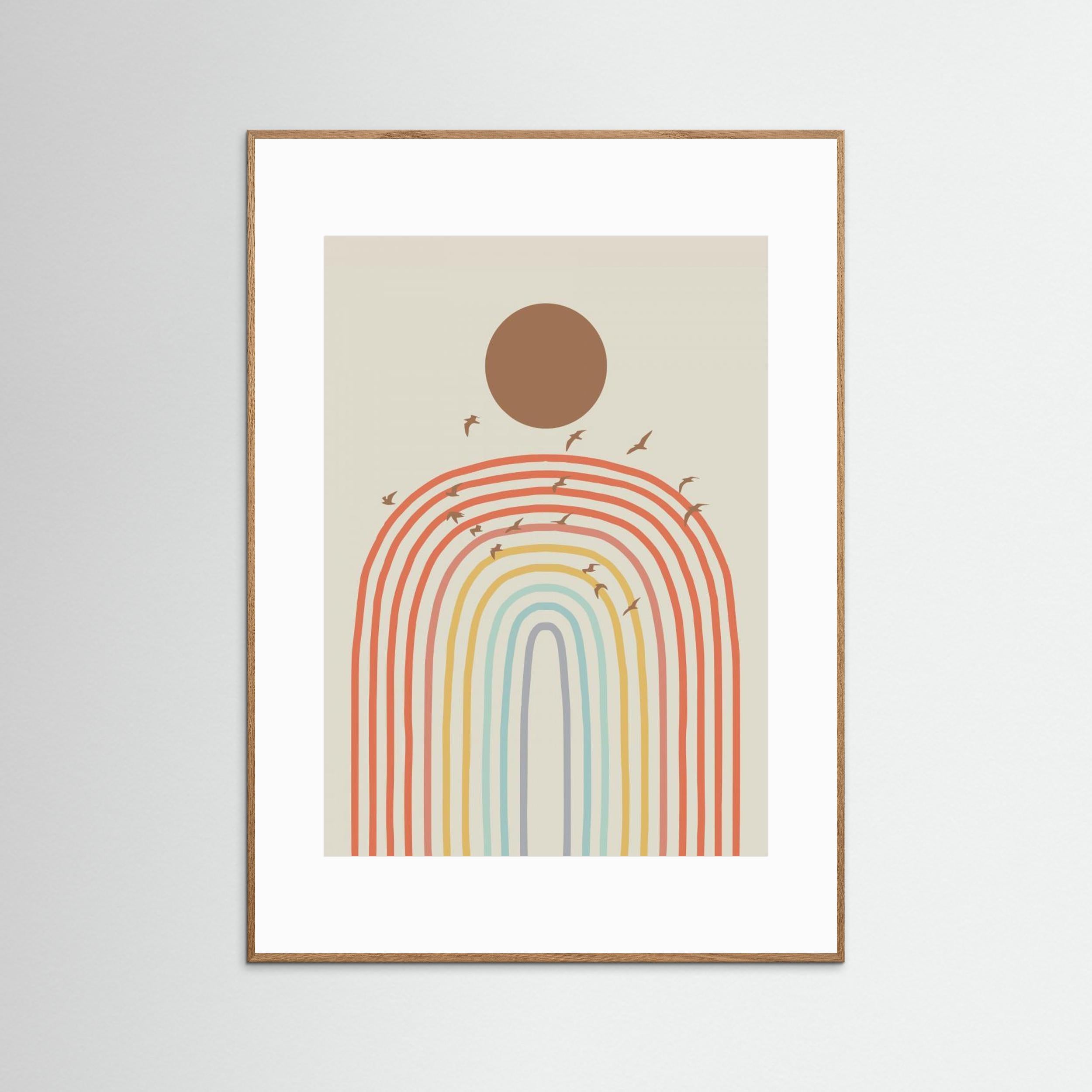 Rainbow Arch and Birds by Little Dean