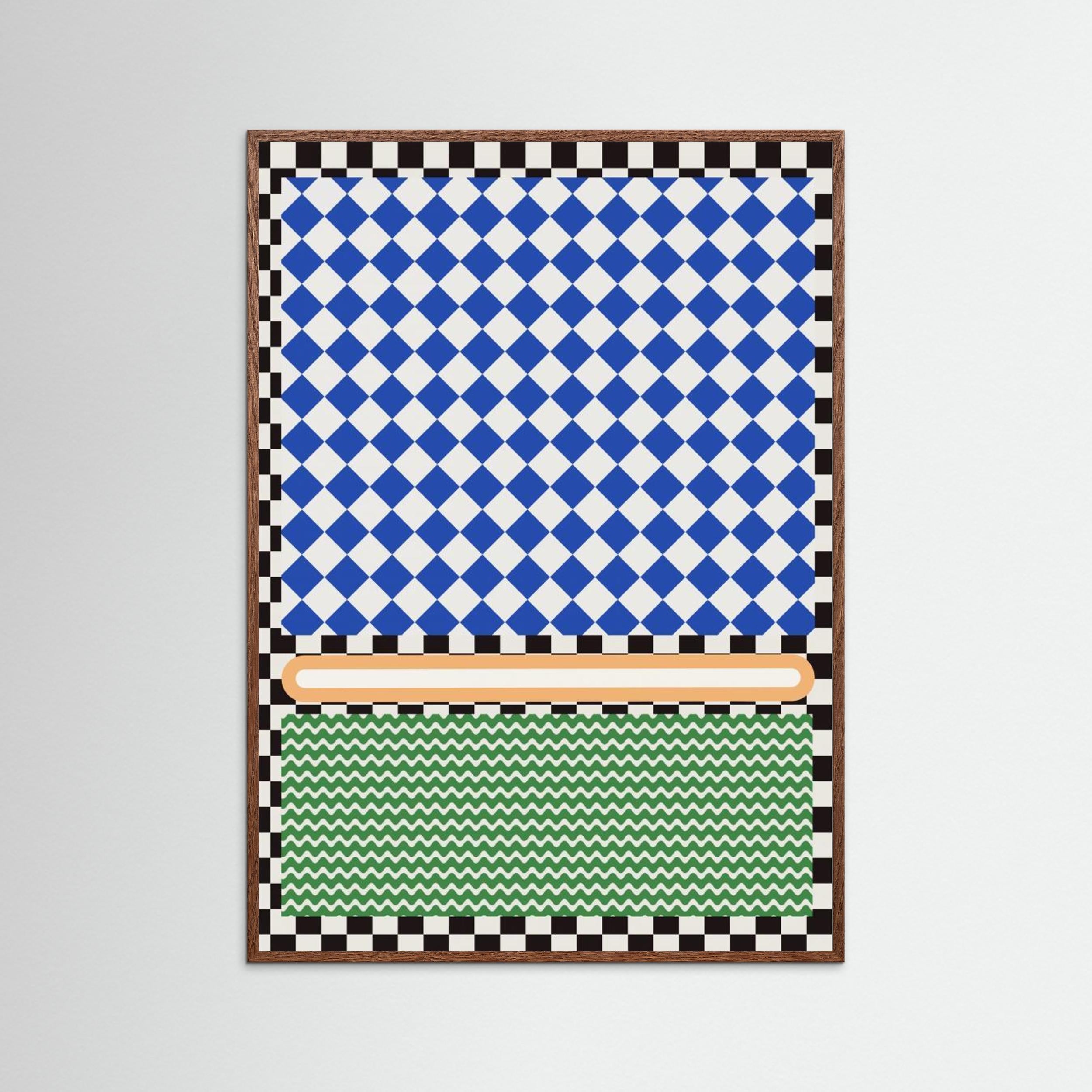Checkered rothko inspirration by Little Dean