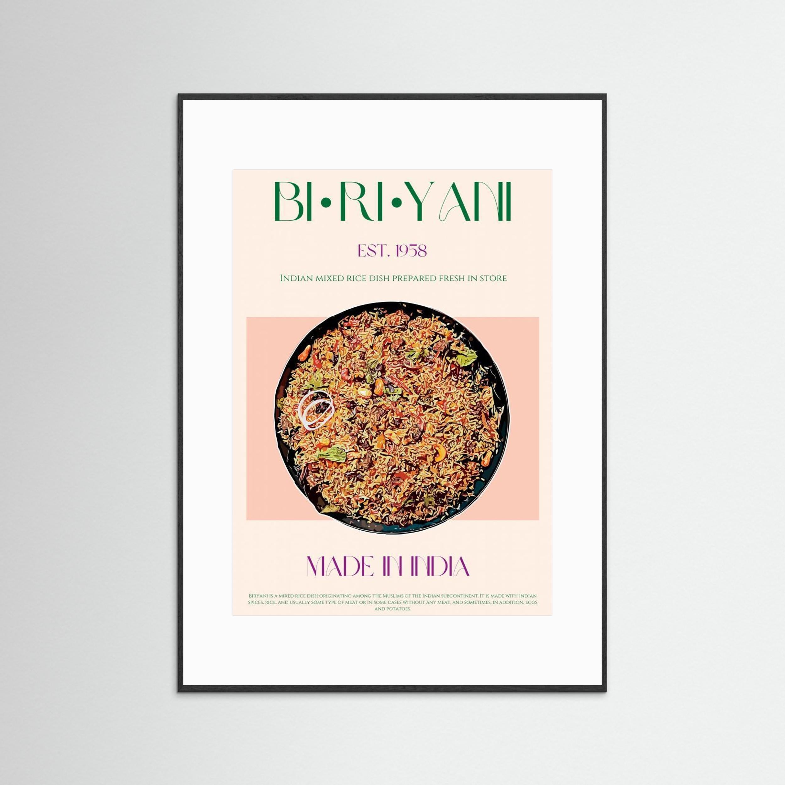 23ratiobiriyaniprint by Nazma Khokhar