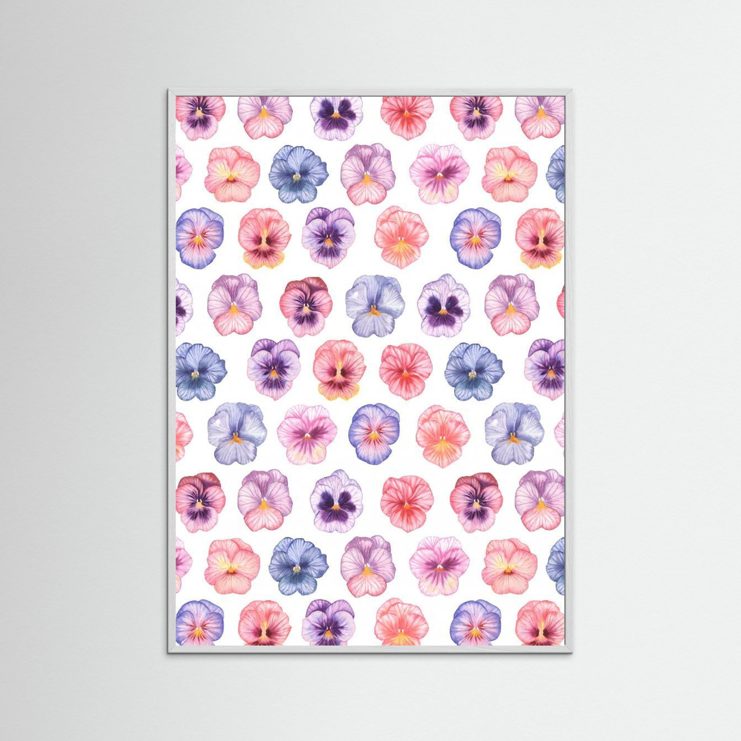 Pansy pattern by Linda Sitniece