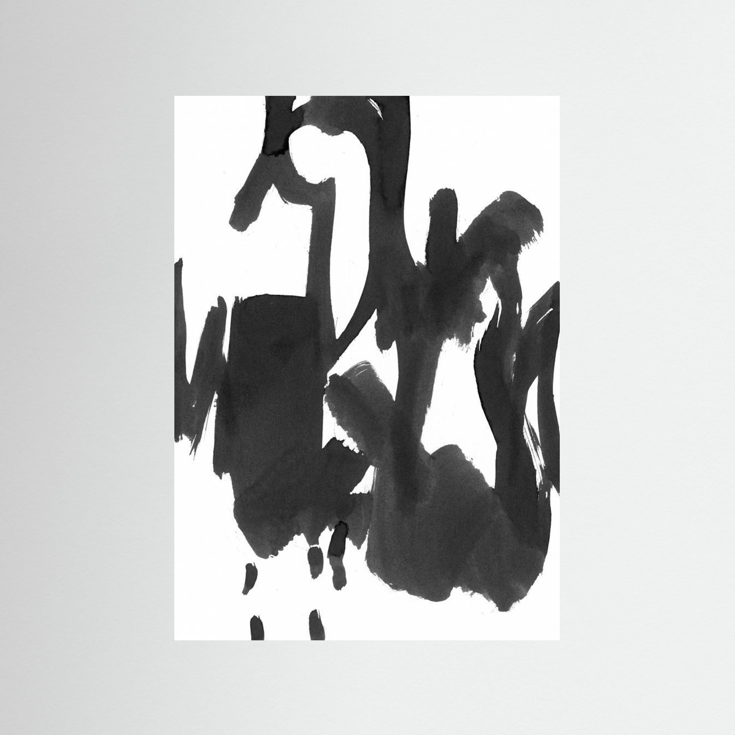 Black and White Strokes by Iris Lehnhardt