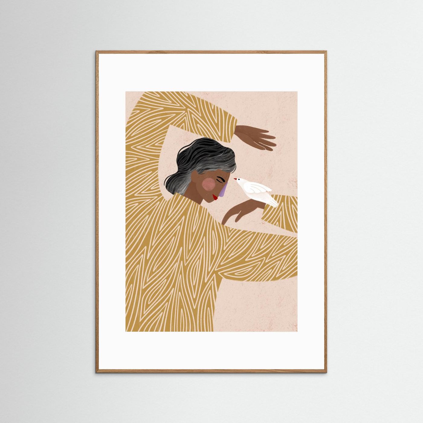 The Woman With He Bird by Bea Müller