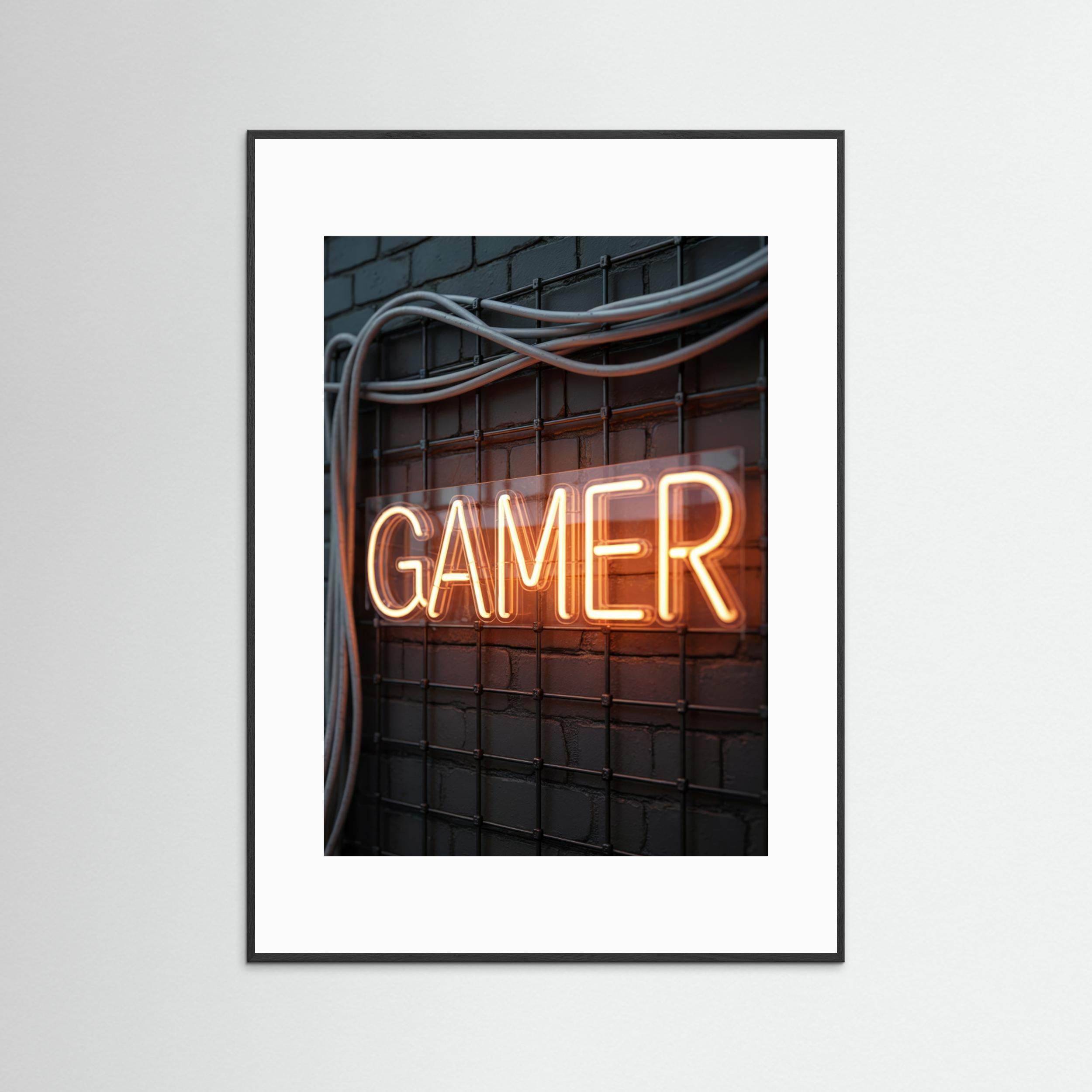 Gamer sign by Andreas Magnusson