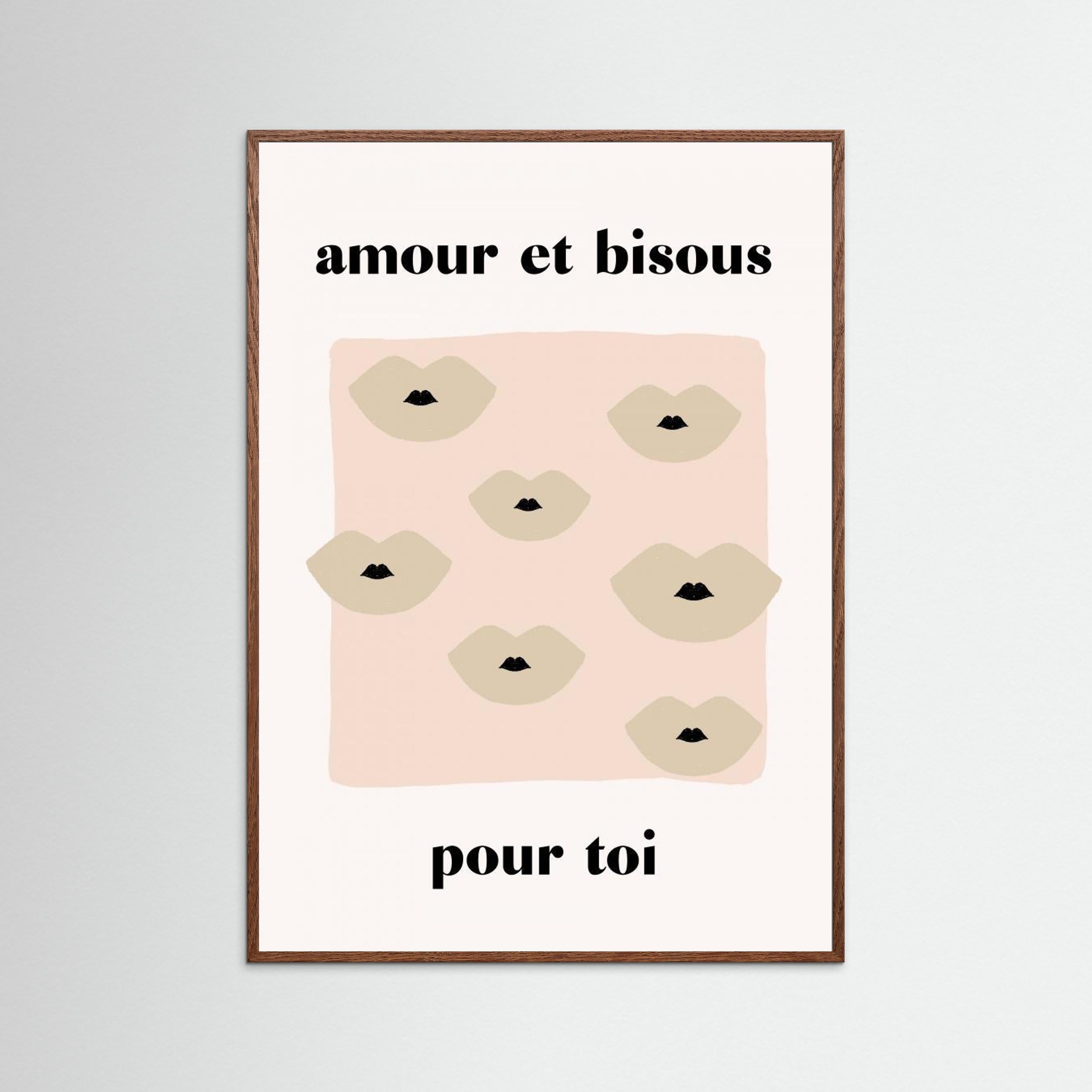 French Kiss Poster by Aislinn Simmonds