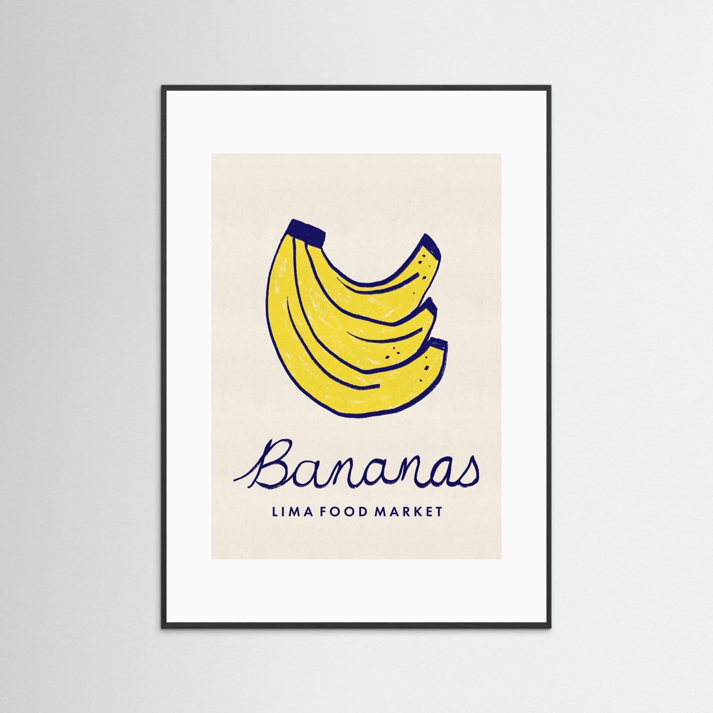 Bananas Lima Food Market Peru by Dirkie Nell