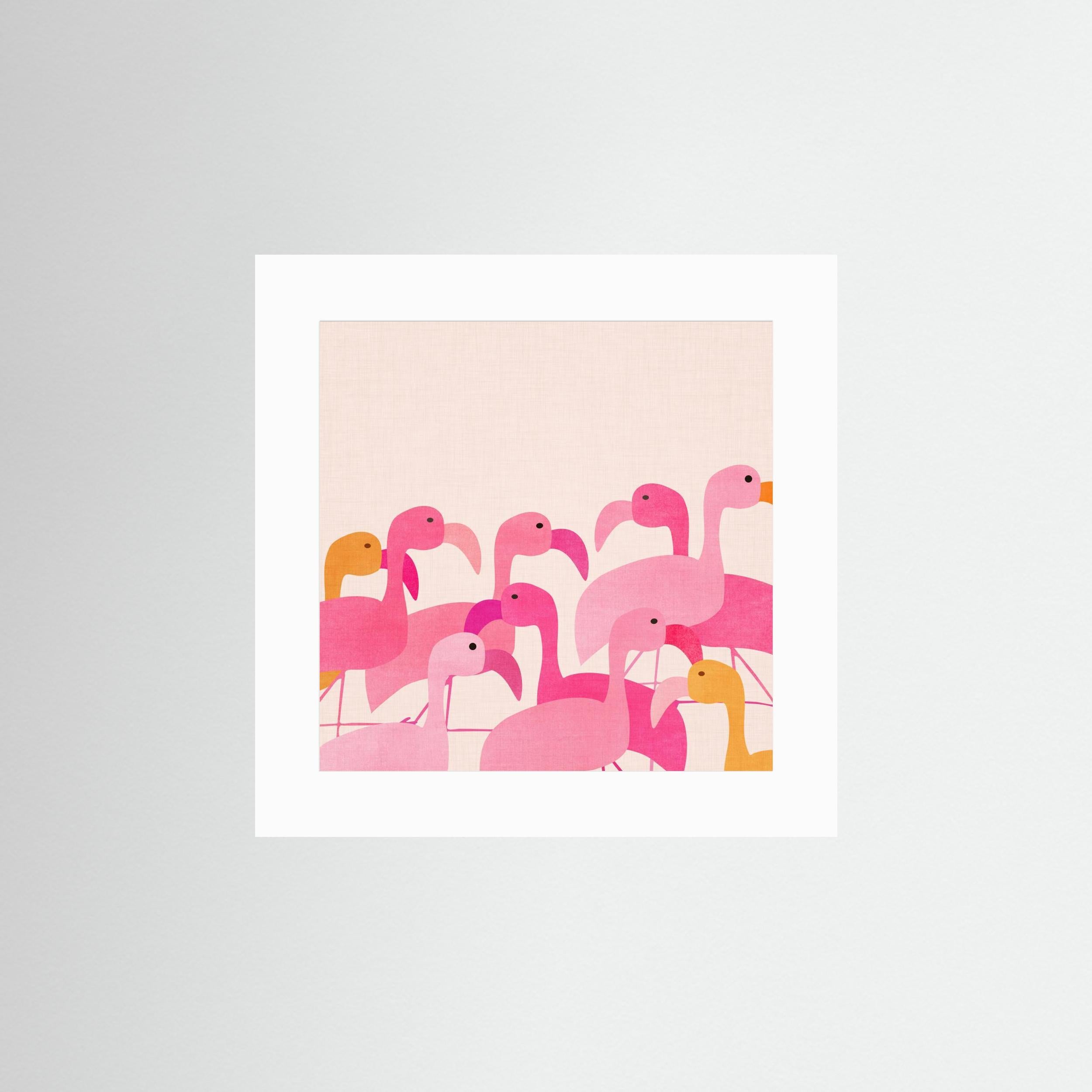 Flamingos by Kristian Gallagher