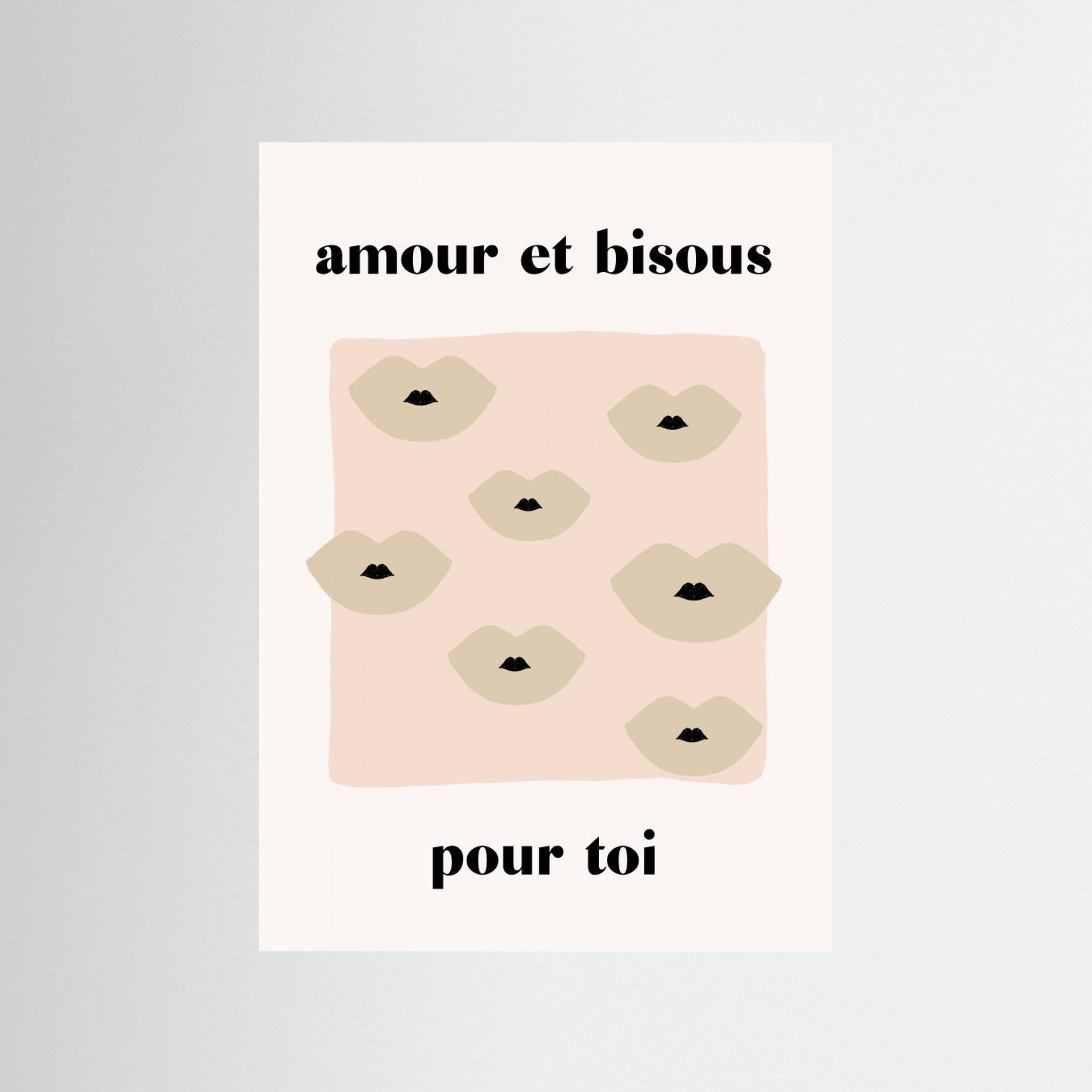 French Kiss Poster by Aislinn Simmonds