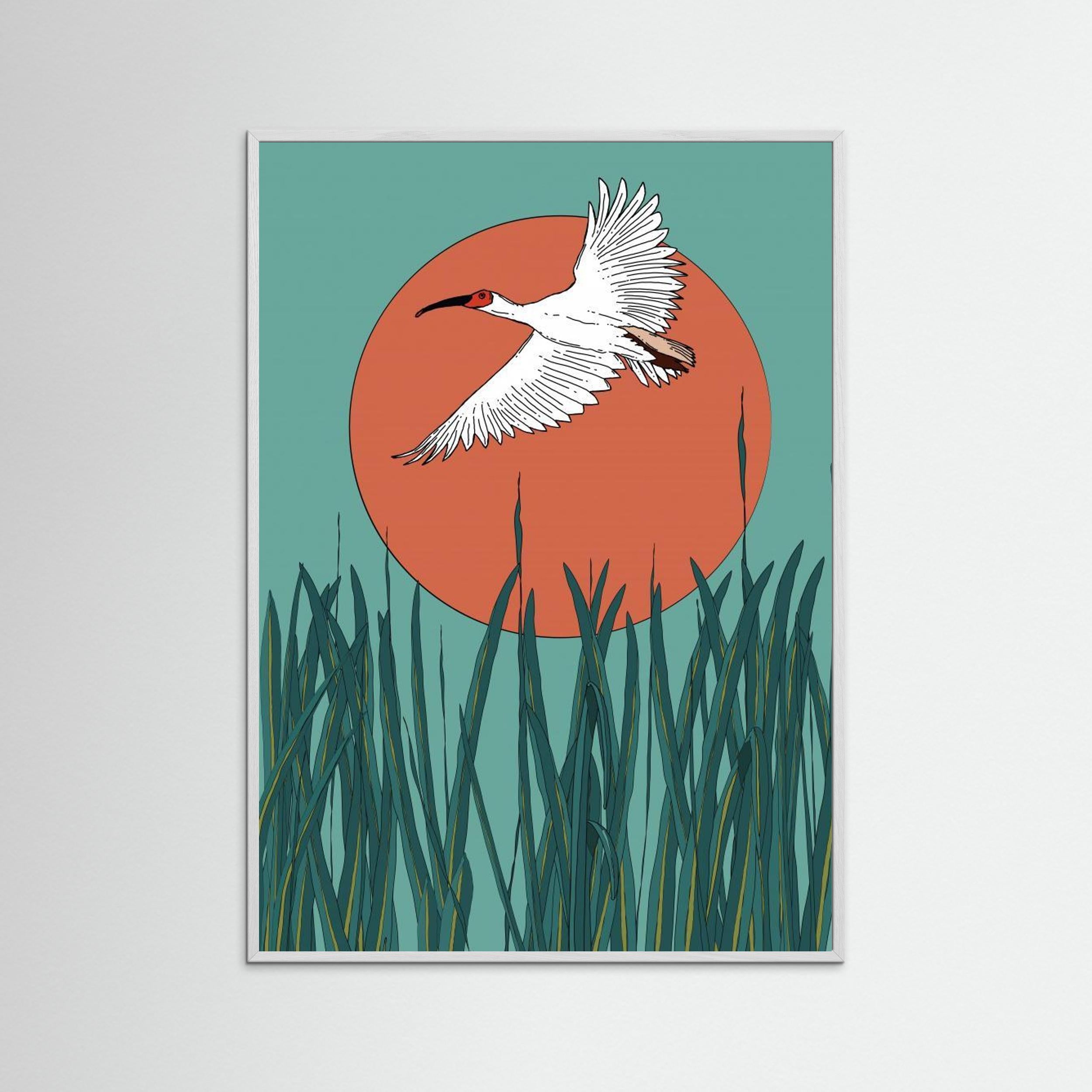 Japanese Crane by Nicholas