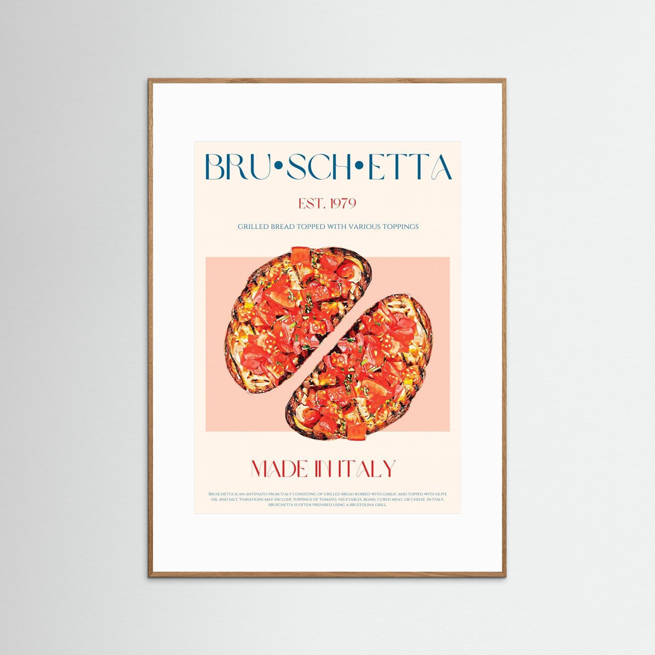 23ratiobruschettaprint by Nazma Khokhar