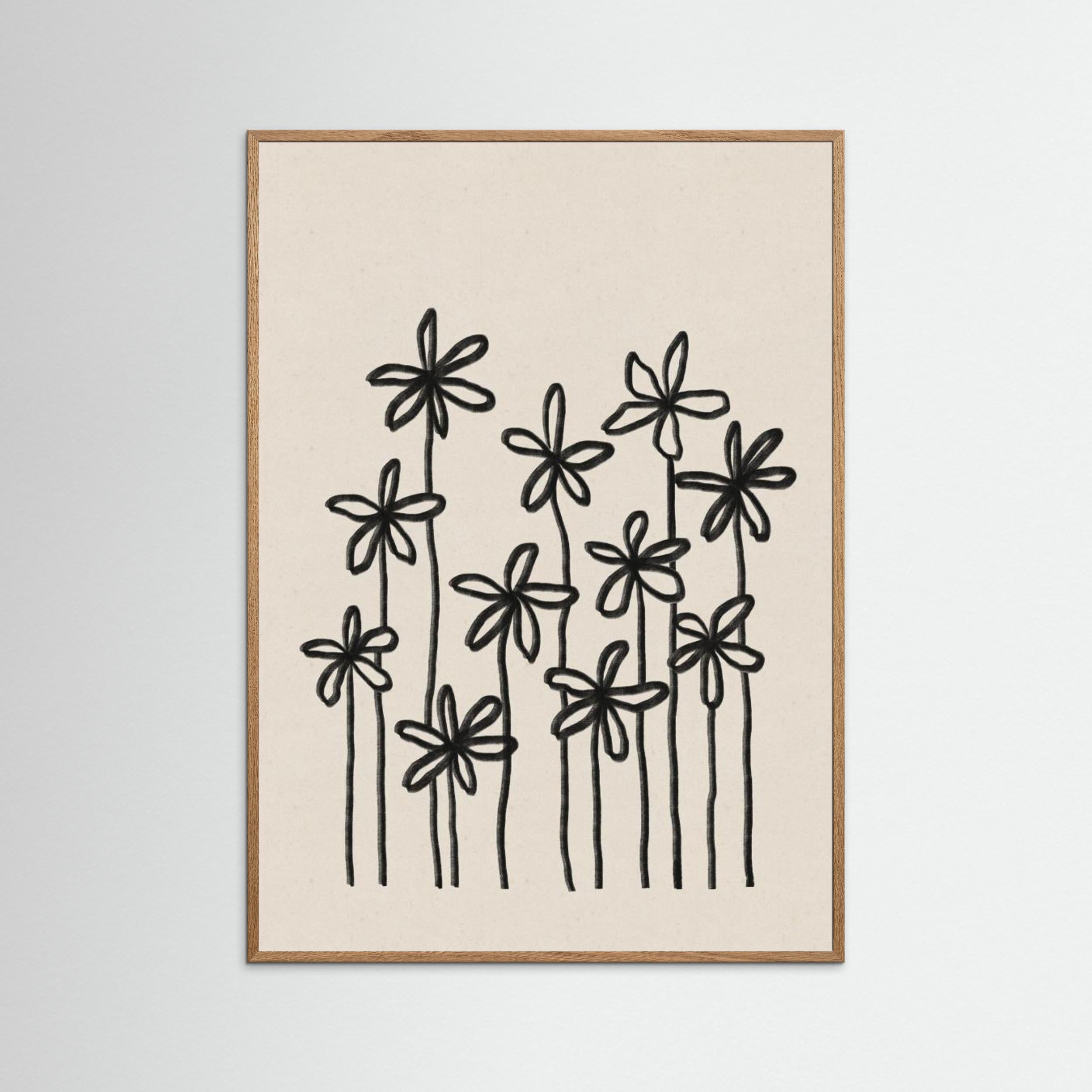 A Field Of Flowers by Alisa Galitsyna - Fine Art Paper Print - dreamtprint.art - 14 x 21 cm / 5 x 8″ (A5)