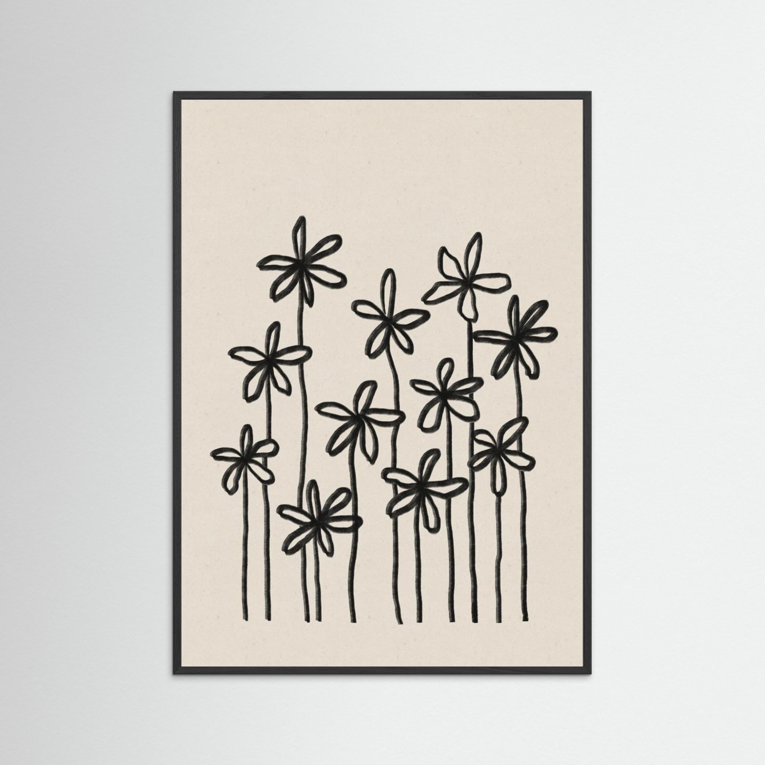 A Field Of Flowers by Alisa Galitsyna - Fine Art Paper Print - dreamtprint.art - 14 x 21 cm / 5 x 8″ (A5)