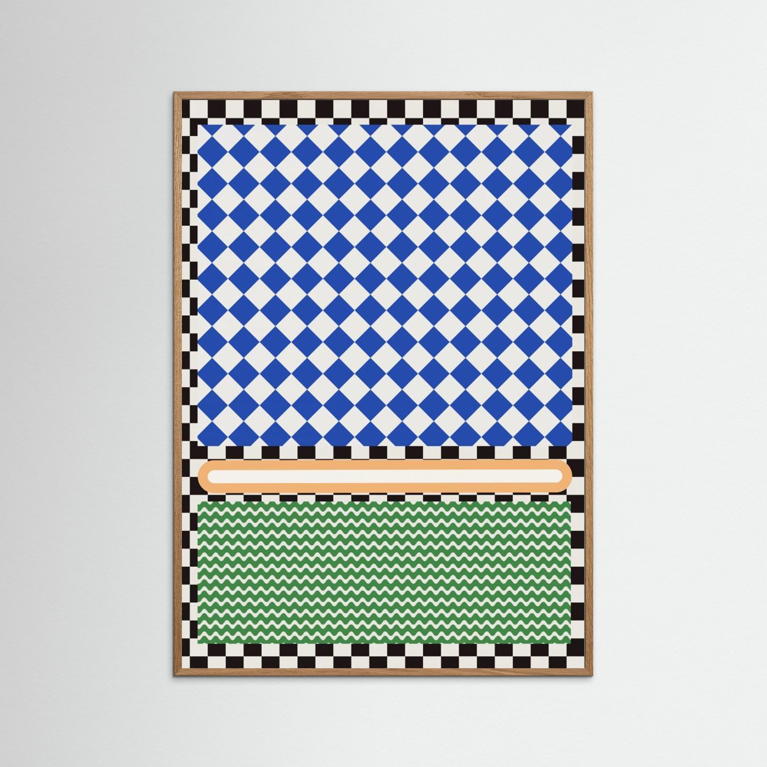 Checkered rothko inspirration by Little Dean