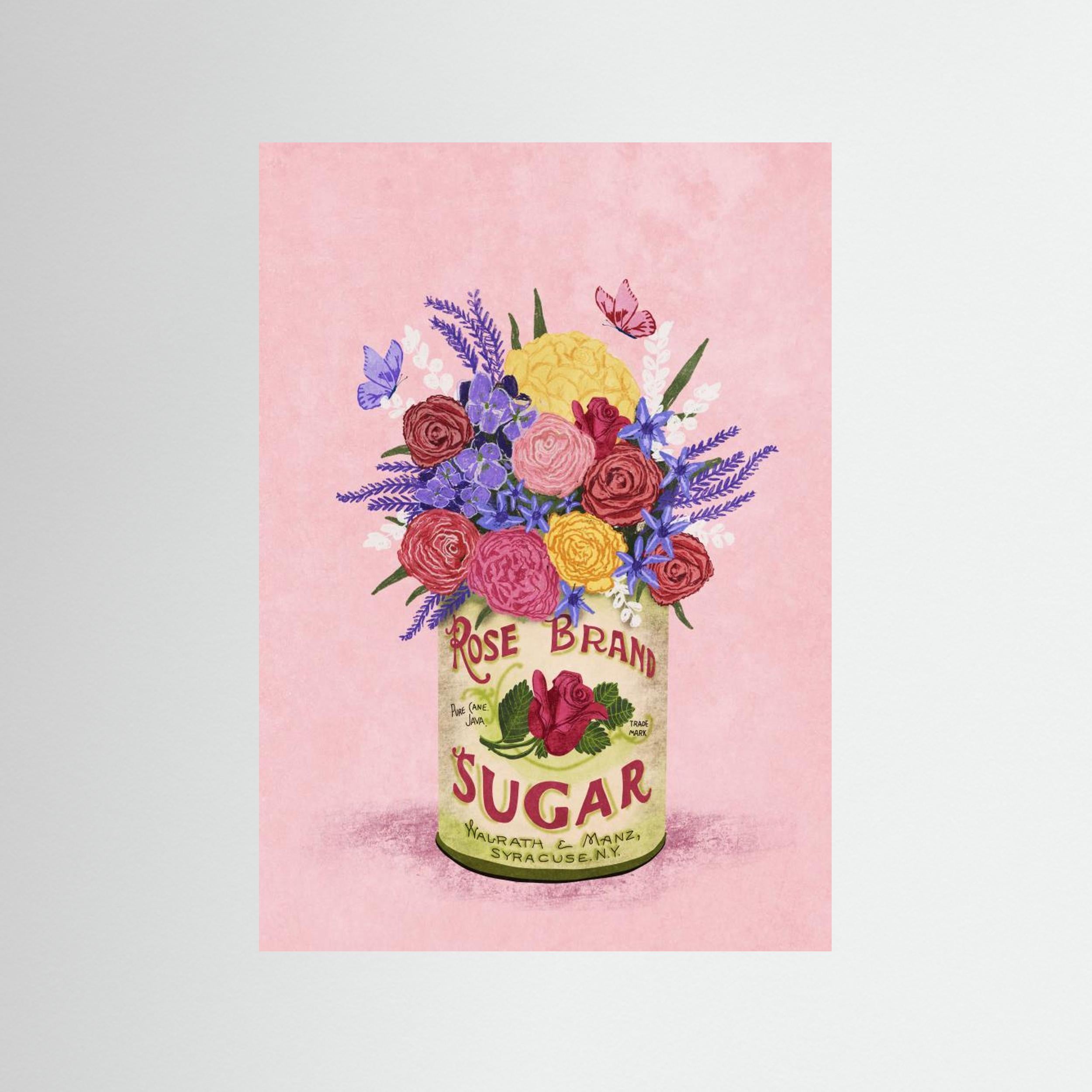 Flowers In a vintage Can by Raissa Oltmanns