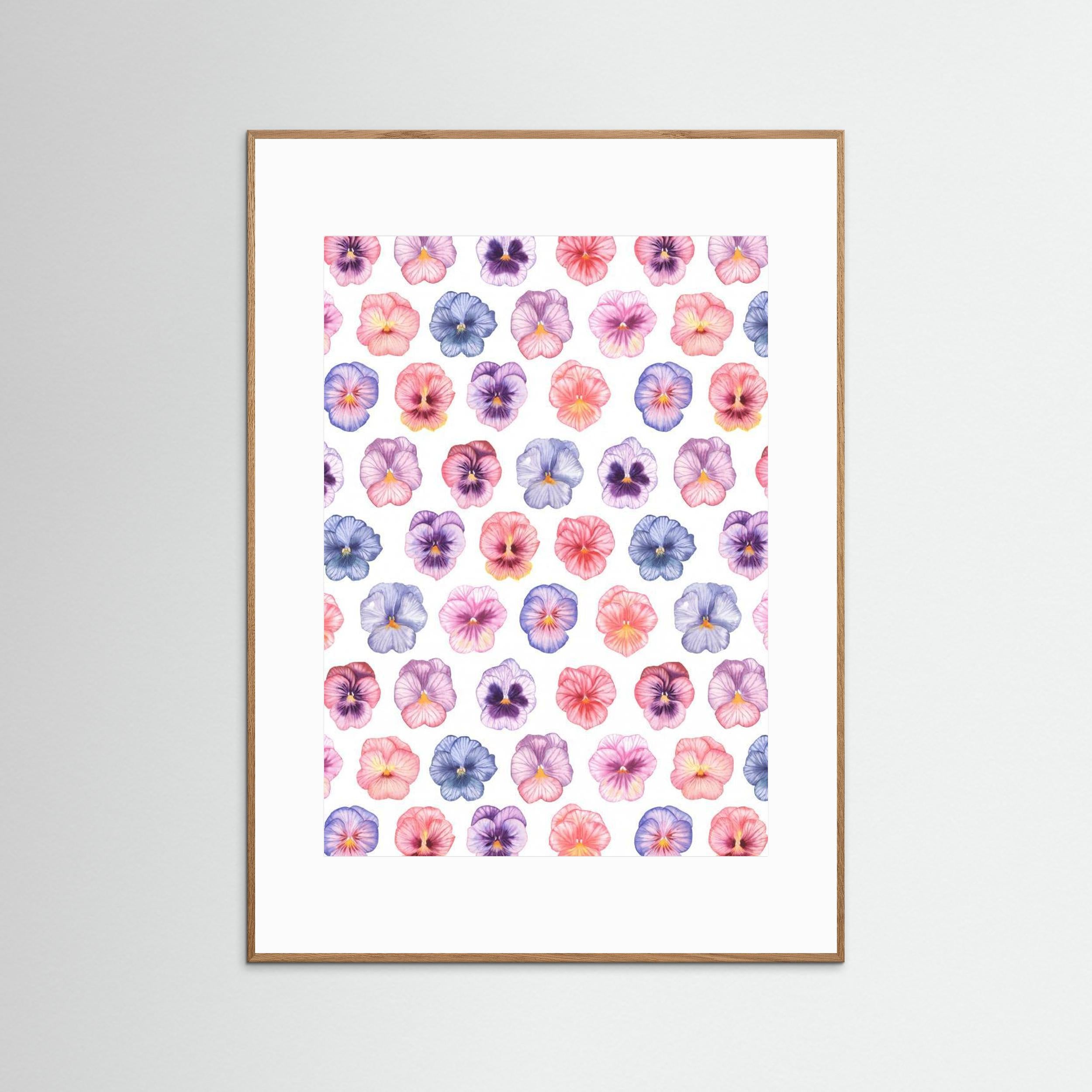 Pansy pattern by Linda Sitniece